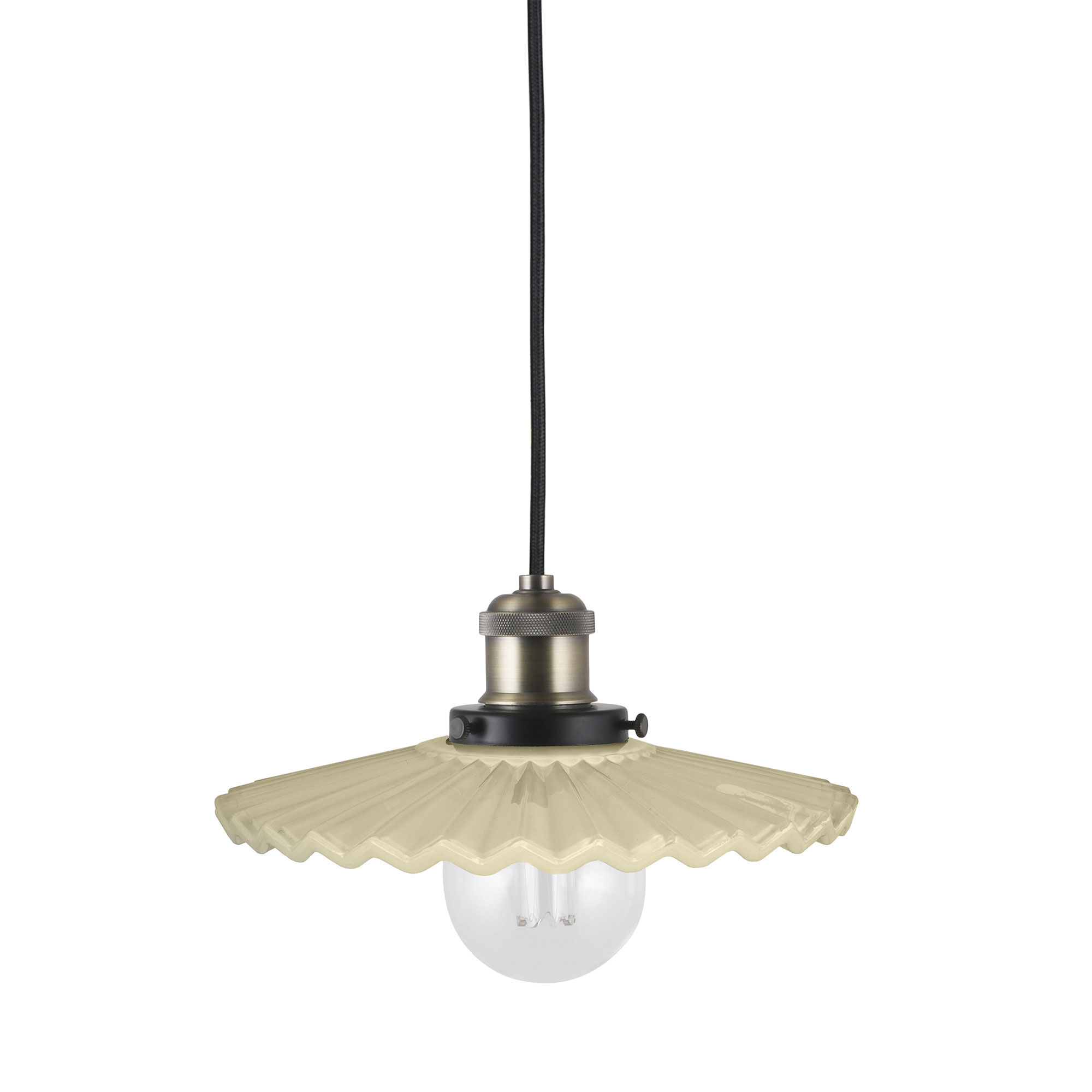 Globen Lighting Cobbler Pendel 25 Cm  Creme