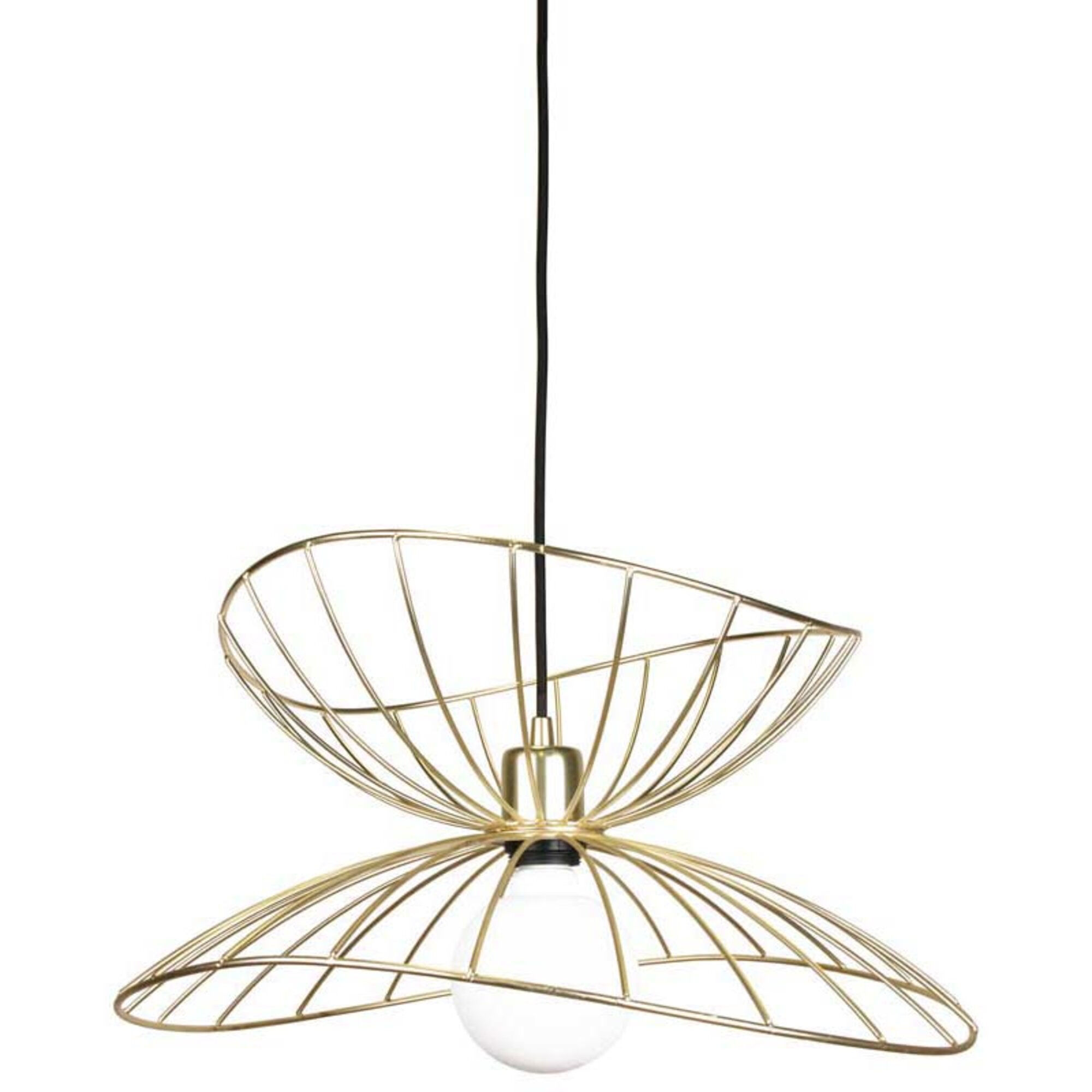Globen Lighting Pendant Ray 45 Lampe  Børstet Messing