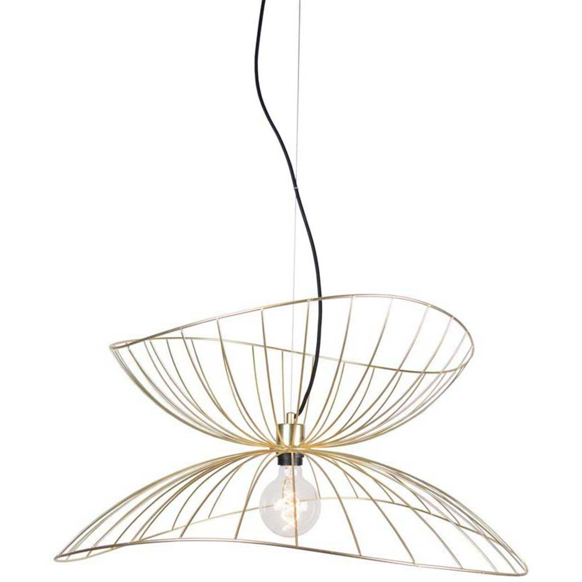 Globen Lighting Pendant Ray 70 Lampe  Børstet Messing
