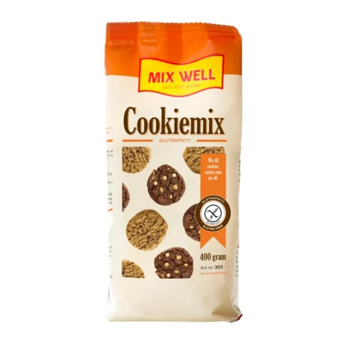 Glutenfri Cookiemix Mix Well 303