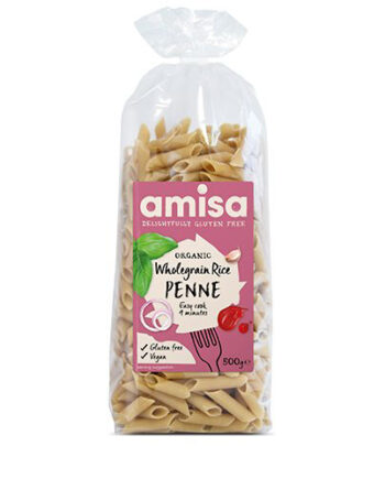 Glutenfri Fuldkornsris Penne Pasta øko