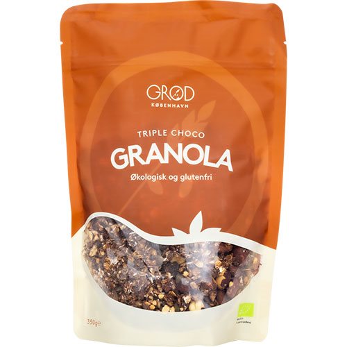 Glutenfri Granola Triple Choco Grød økologisk
