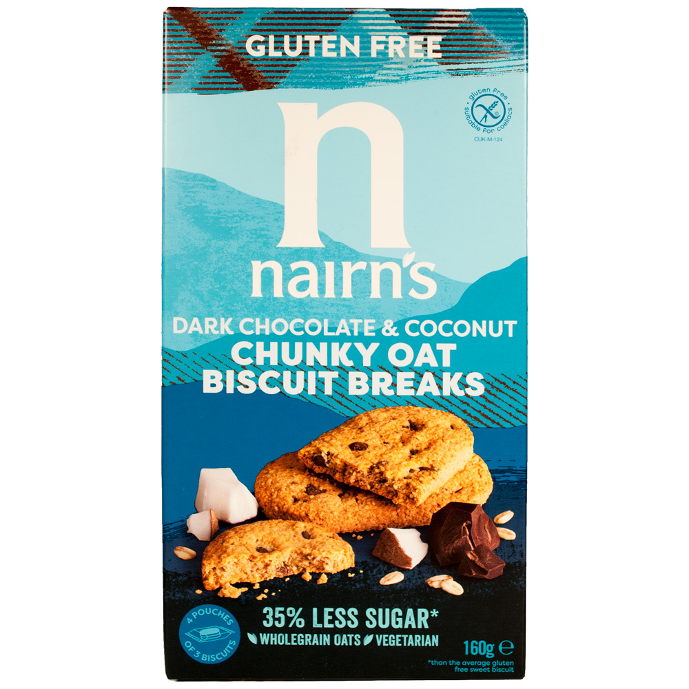 Glutenfri Havrekiks Med Chokolade Og Kokos
