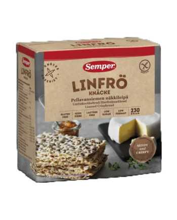 Glutenfri Hørfrøknækbrød