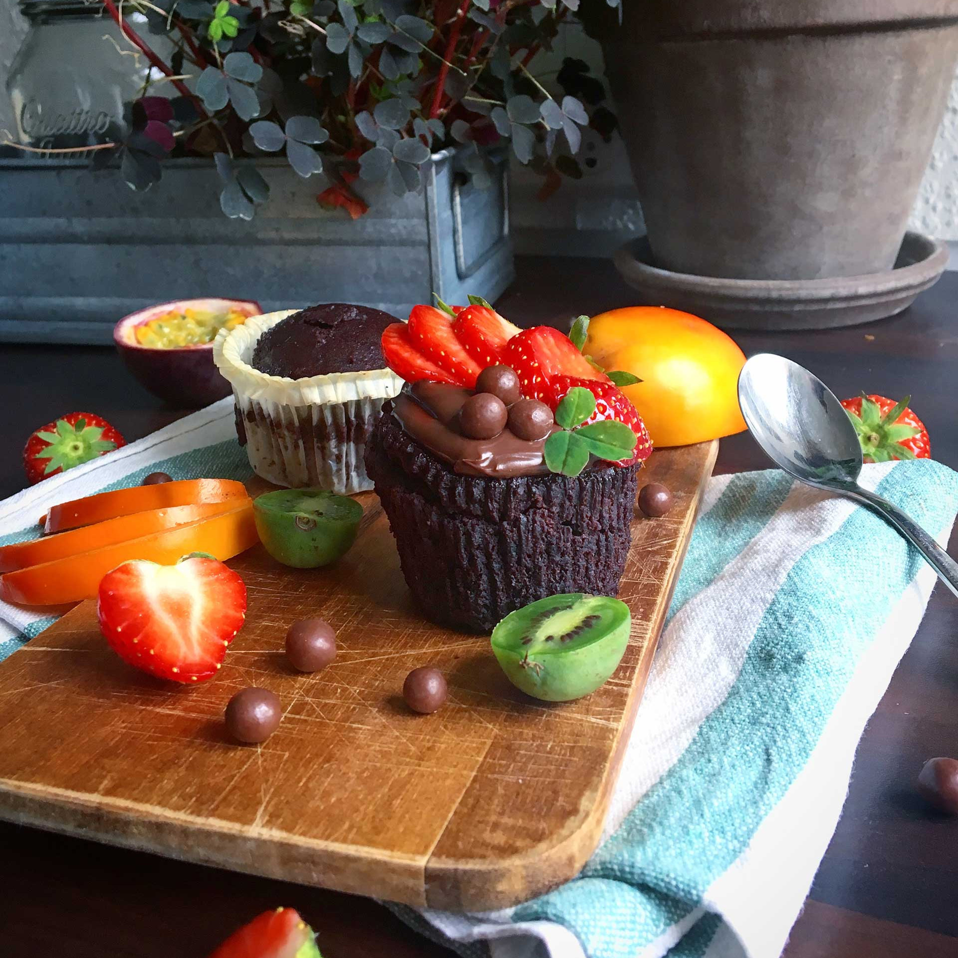 Glutenfri Kakaomuffins Olivia