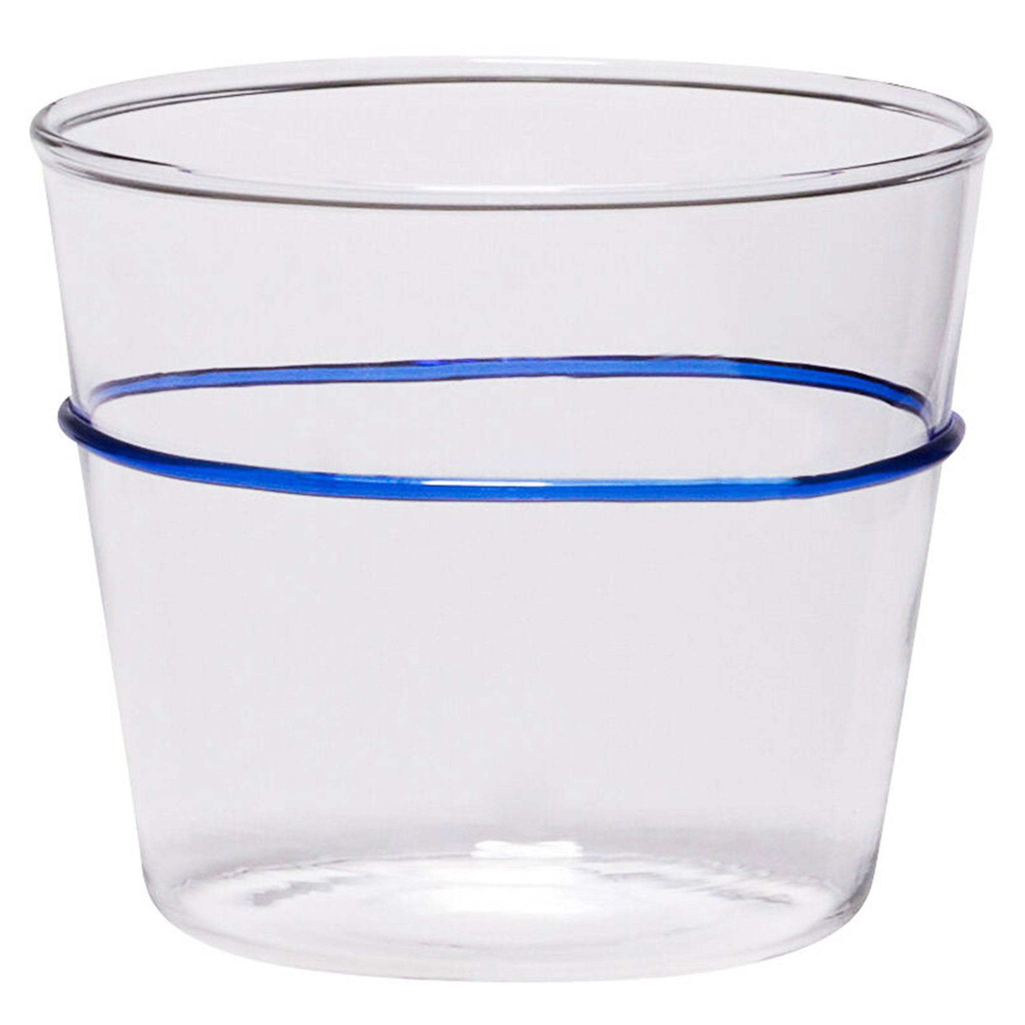 Hübsch Orbit Drikkeglas  Klar Blå