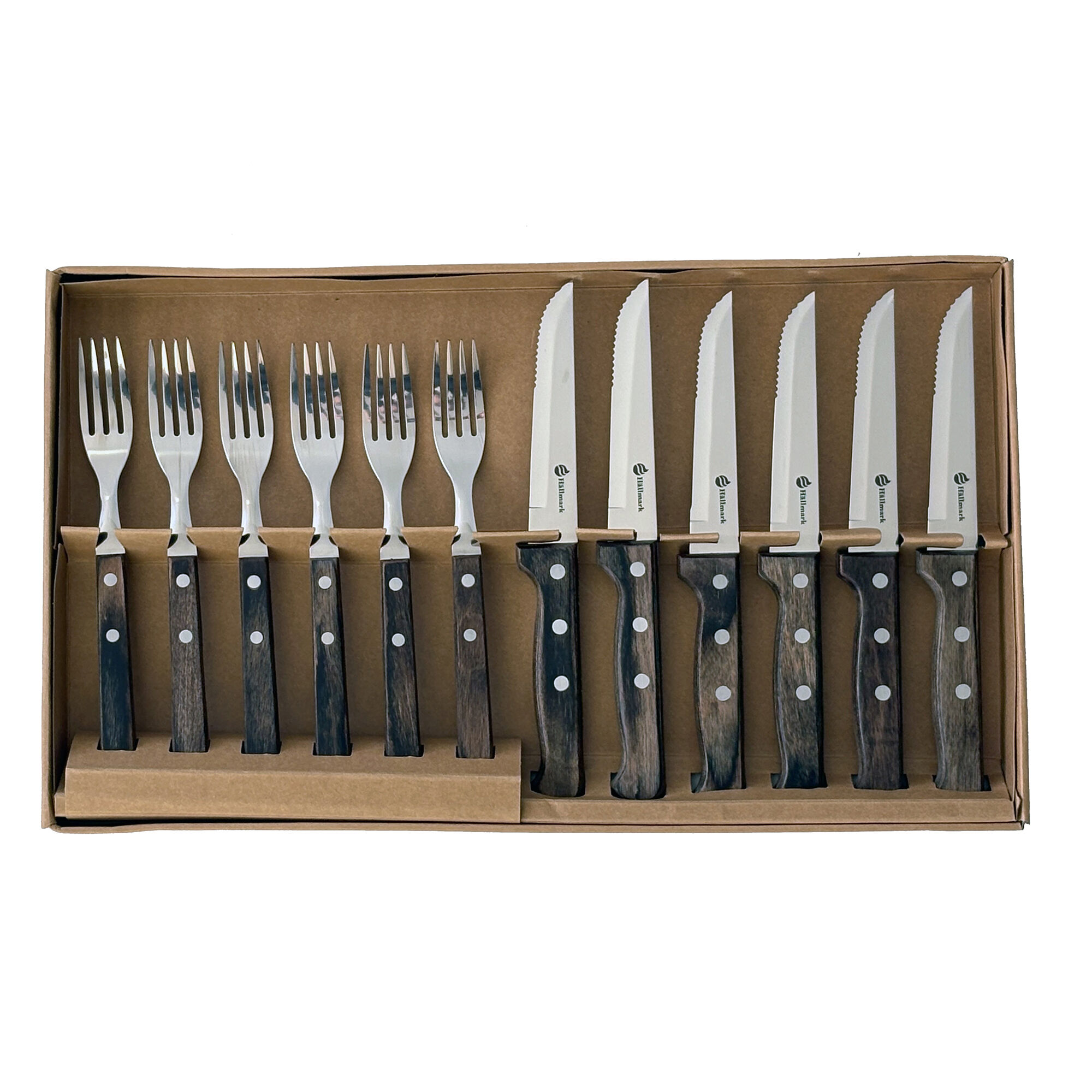 Hällmark Grillbestik Med Håndtag   Polywood 12 Dele
