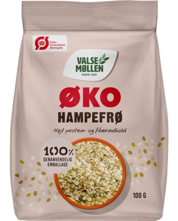 Hampefrø 100    økologiske Valsemøllen
