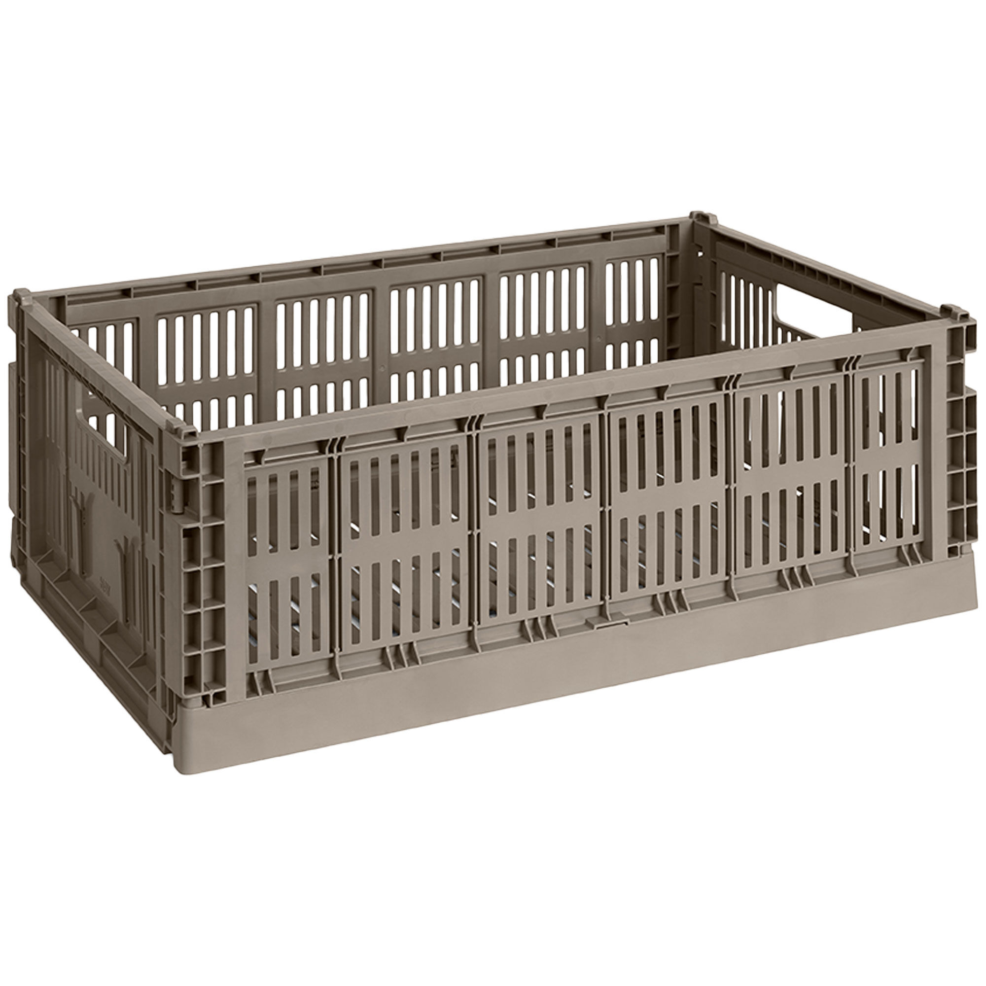 Hay Colour Crate Large Opbevaringskasse  Warm Grey