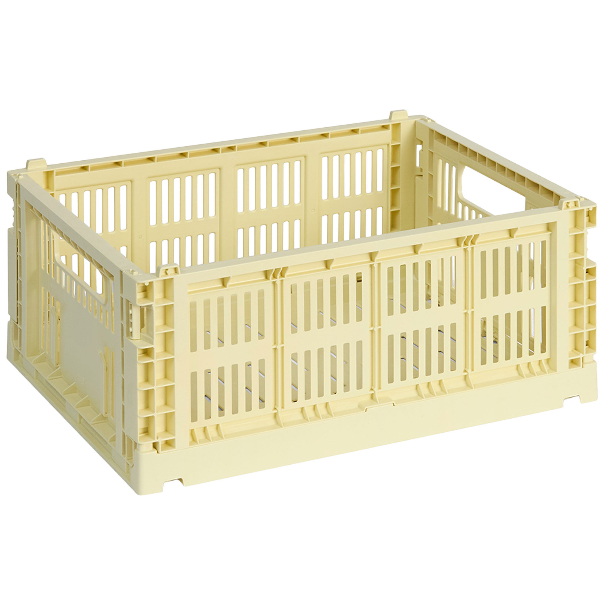 Hay Colour Crate Medium Opbevaringskasse  Lys Gul