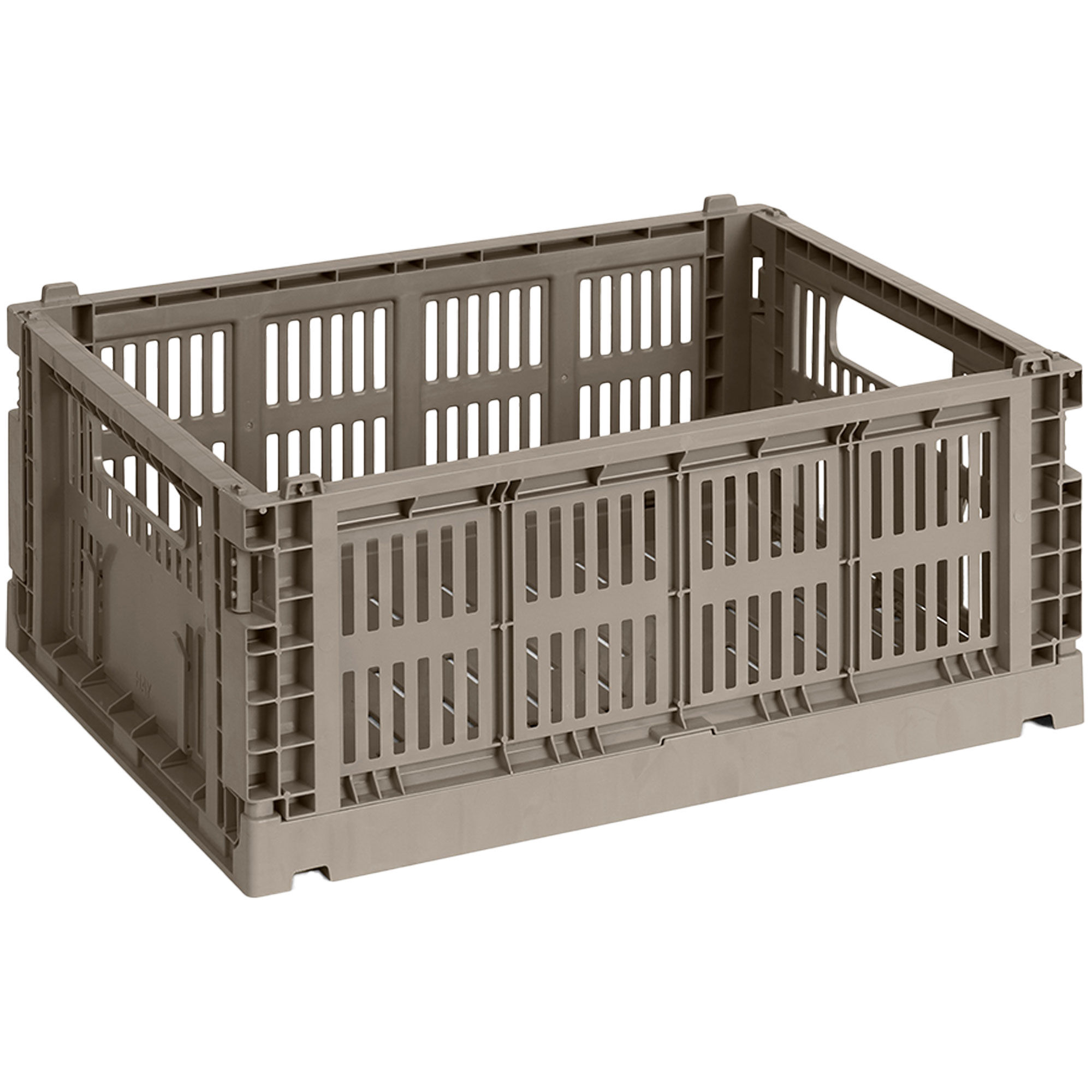 Hay Colour Crate Medium  Warm Grey