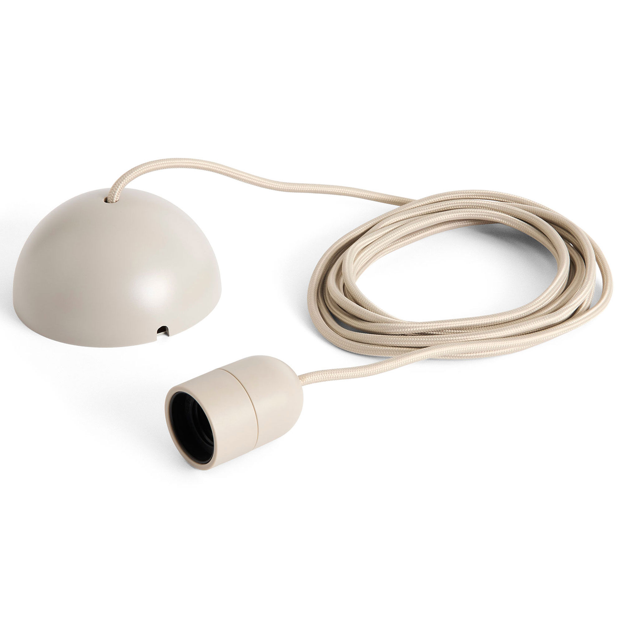 Hay Common Pendant Cord Set Sladdset  Beton Grey
