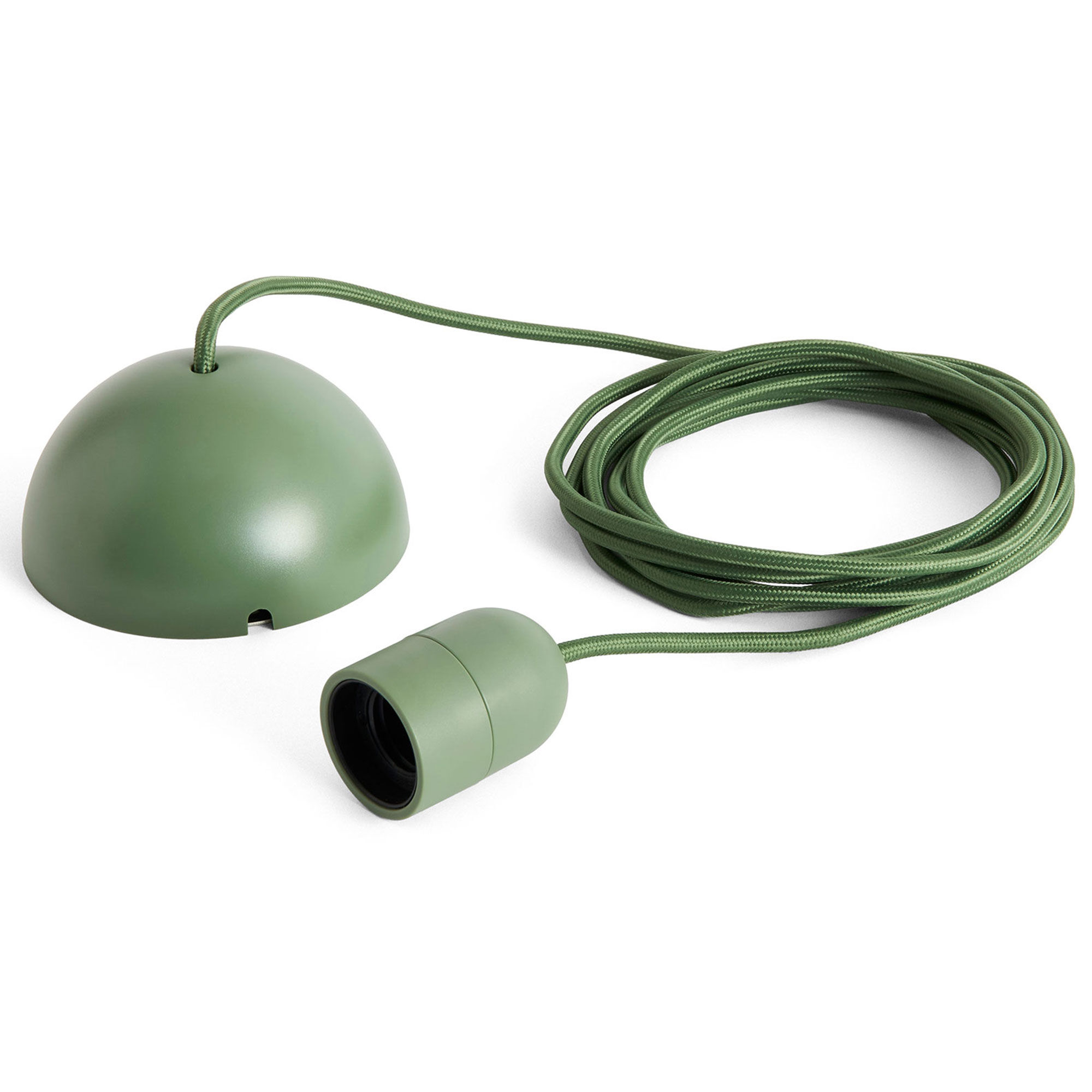 Hay Common Pendant Cord Set Sladdset  Garden Green