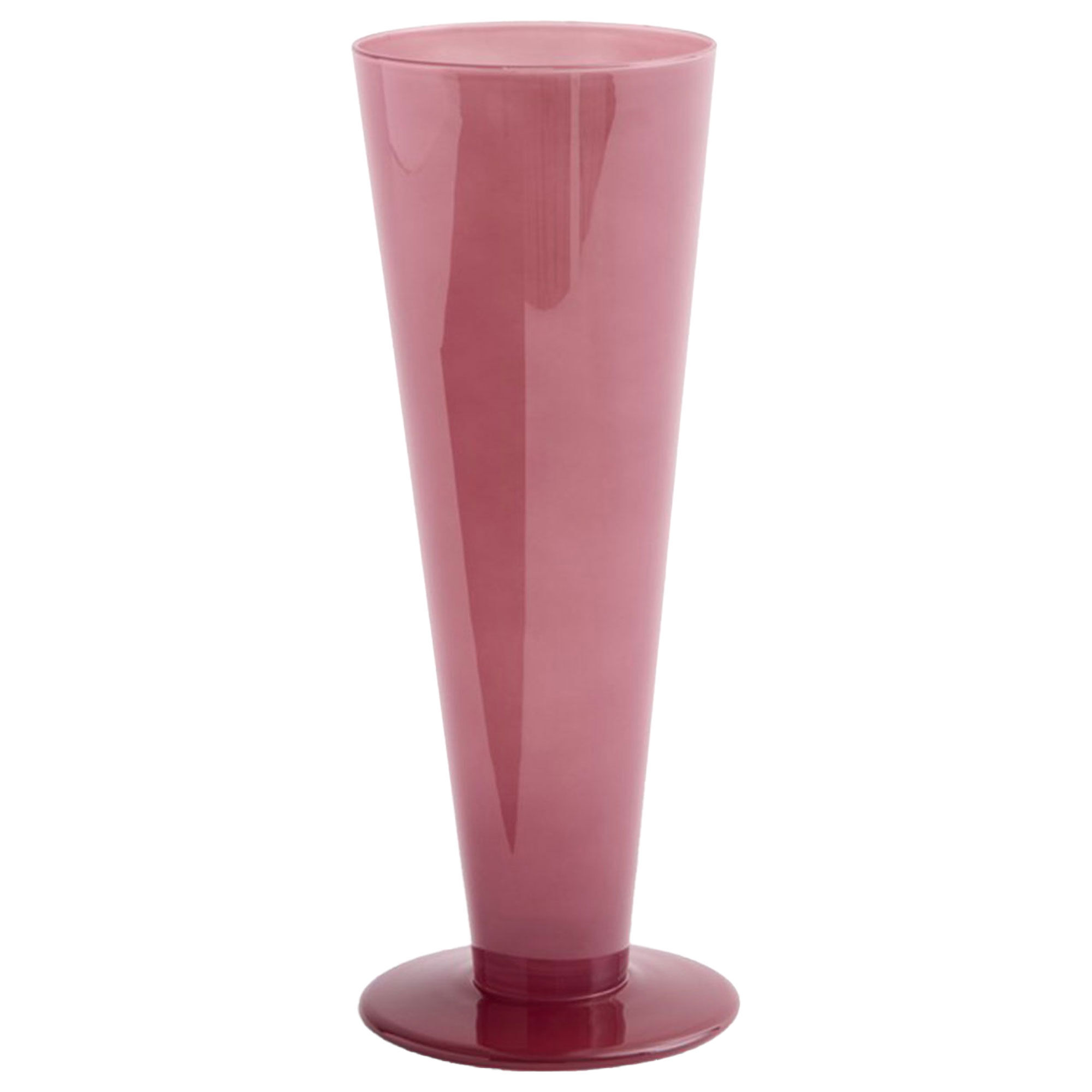 Hay Conical Vase Medium  Rosa Mørkerød