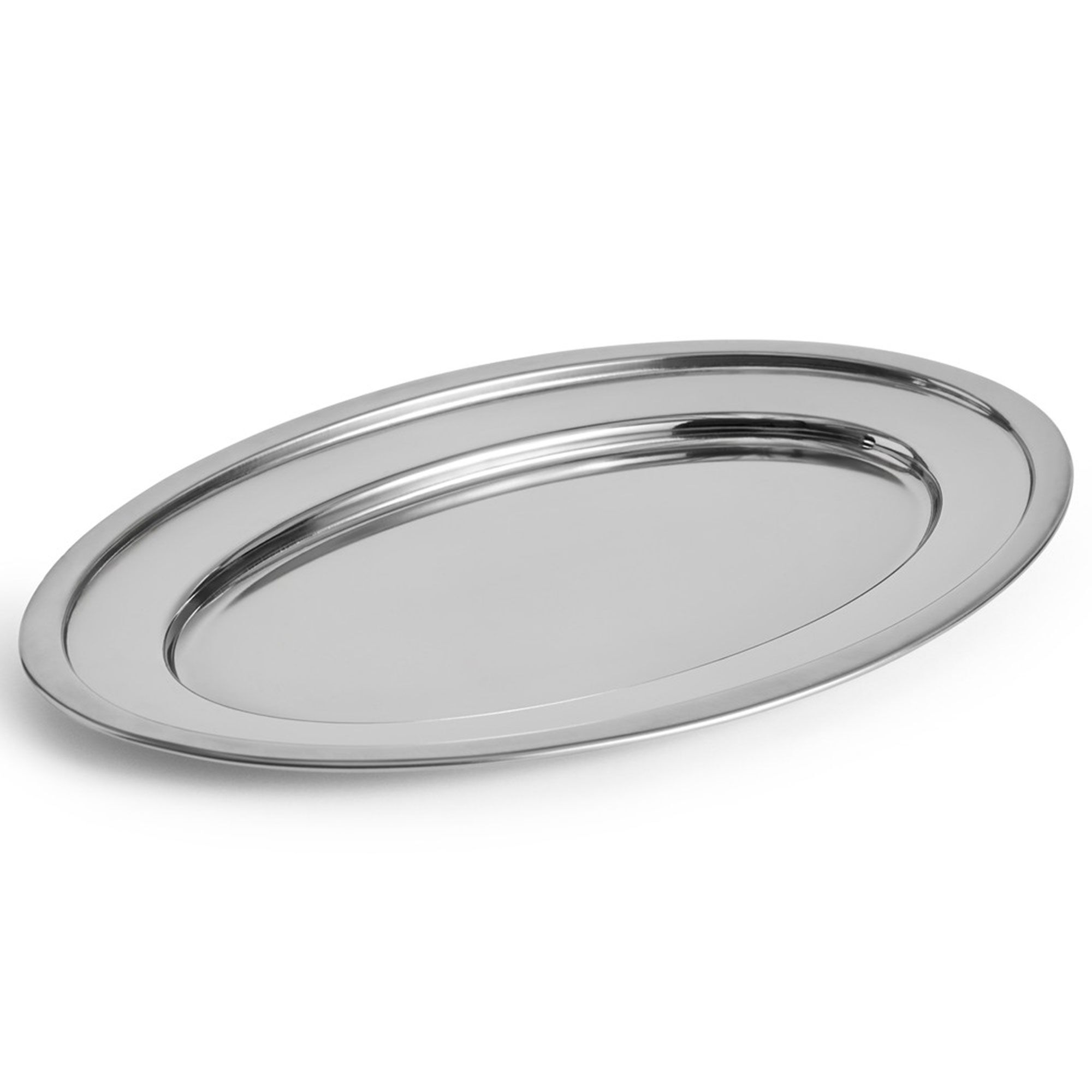Hay Essential Steel Ovalt Serveringsfad  Medium  Rustfrit Stål