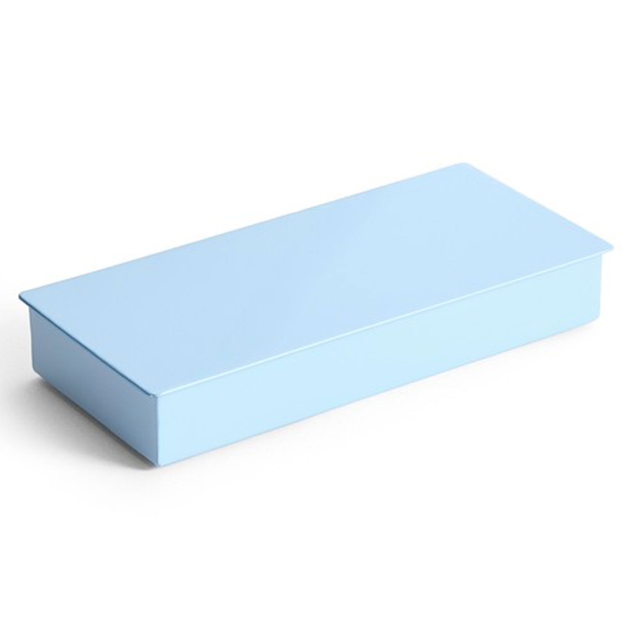 Hay Modular Rektangulær Opbevaringsboks  Low Medium   Lyseblå