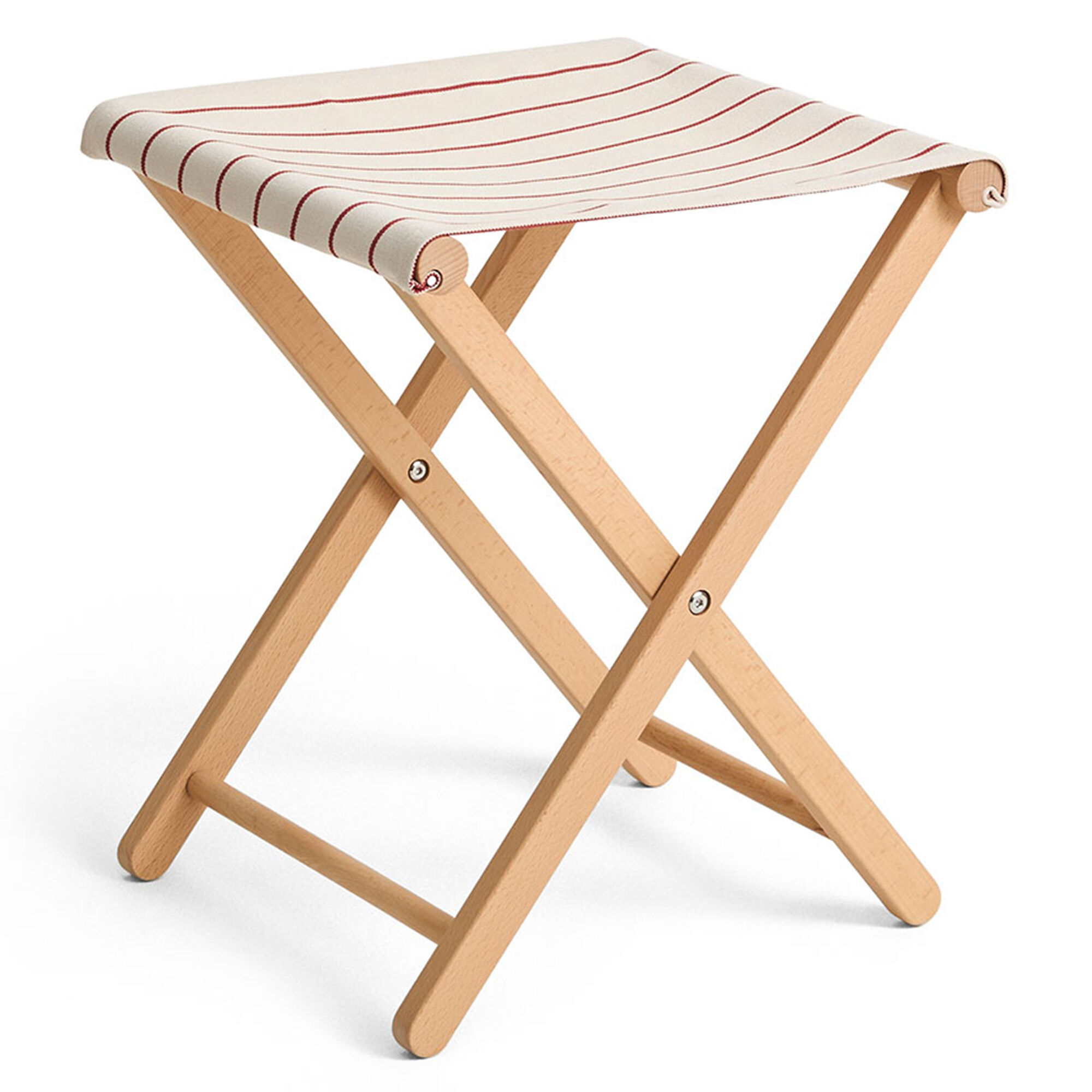 Hay Outdoor Market Sammenklappelig Skammel  Beige Rød