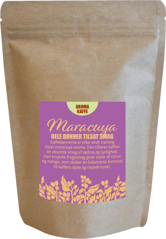 Hele Kaffebønner Med Maracuyasmag