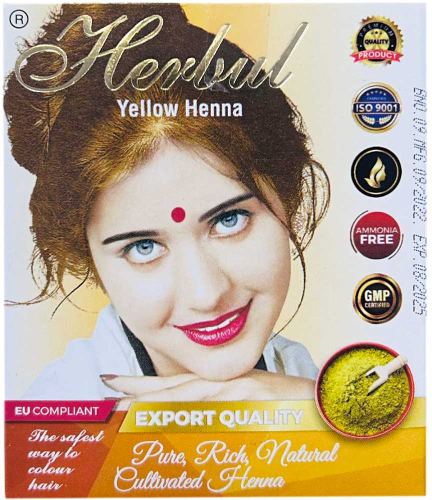 Herbul Henna Yellow 6x10