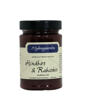 Hindbær Rabarbermarmelade
