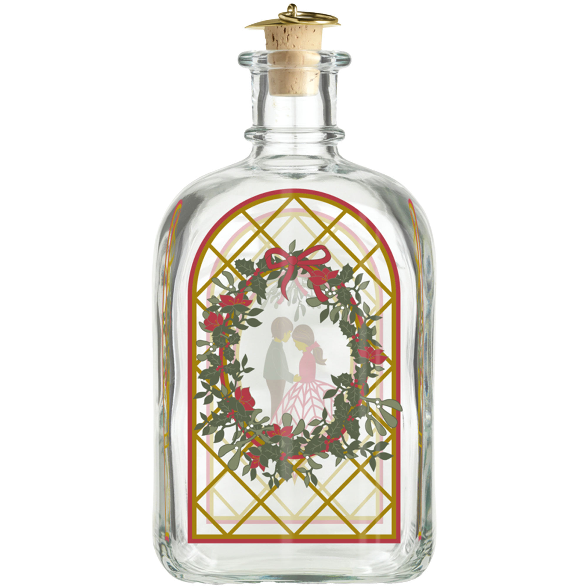 Holmegaard Julesnapseflaske 2025 73 Cl  Multi