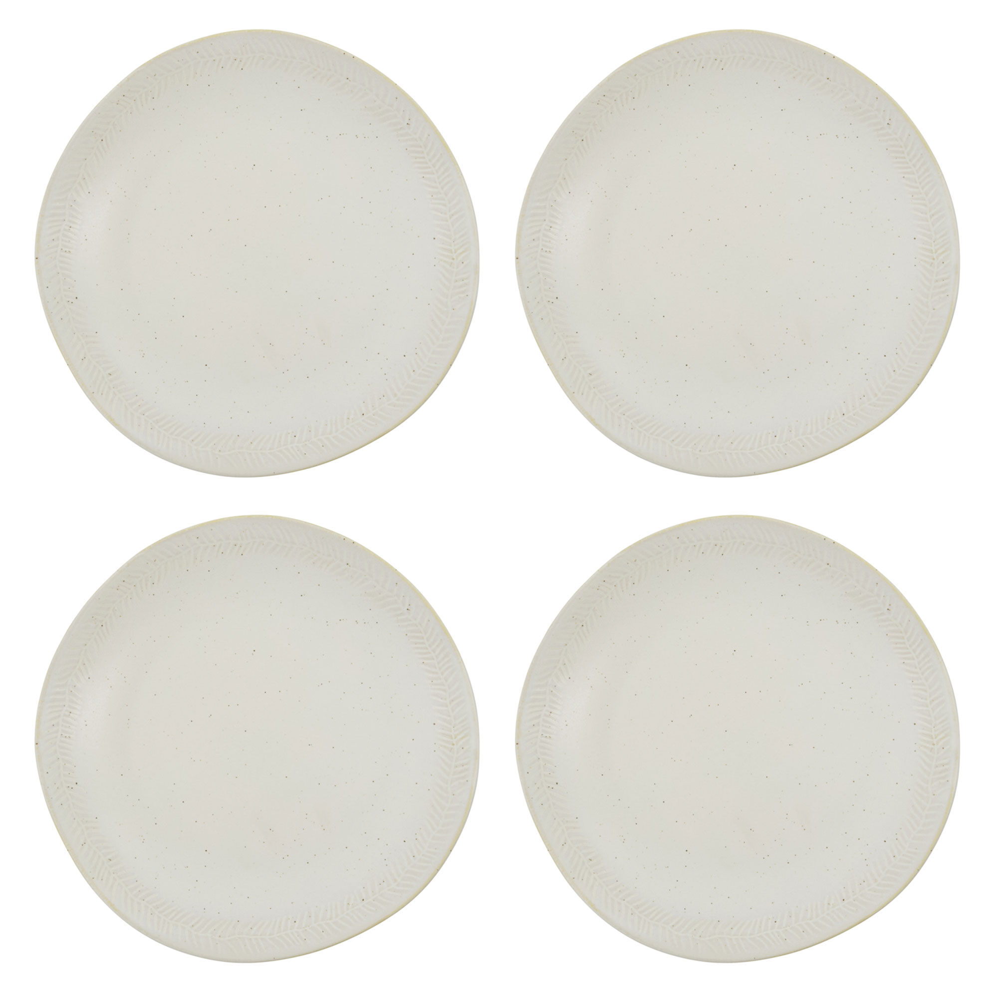 House Doctor Hd Serve Middagstallerkener  -pak  Off-white