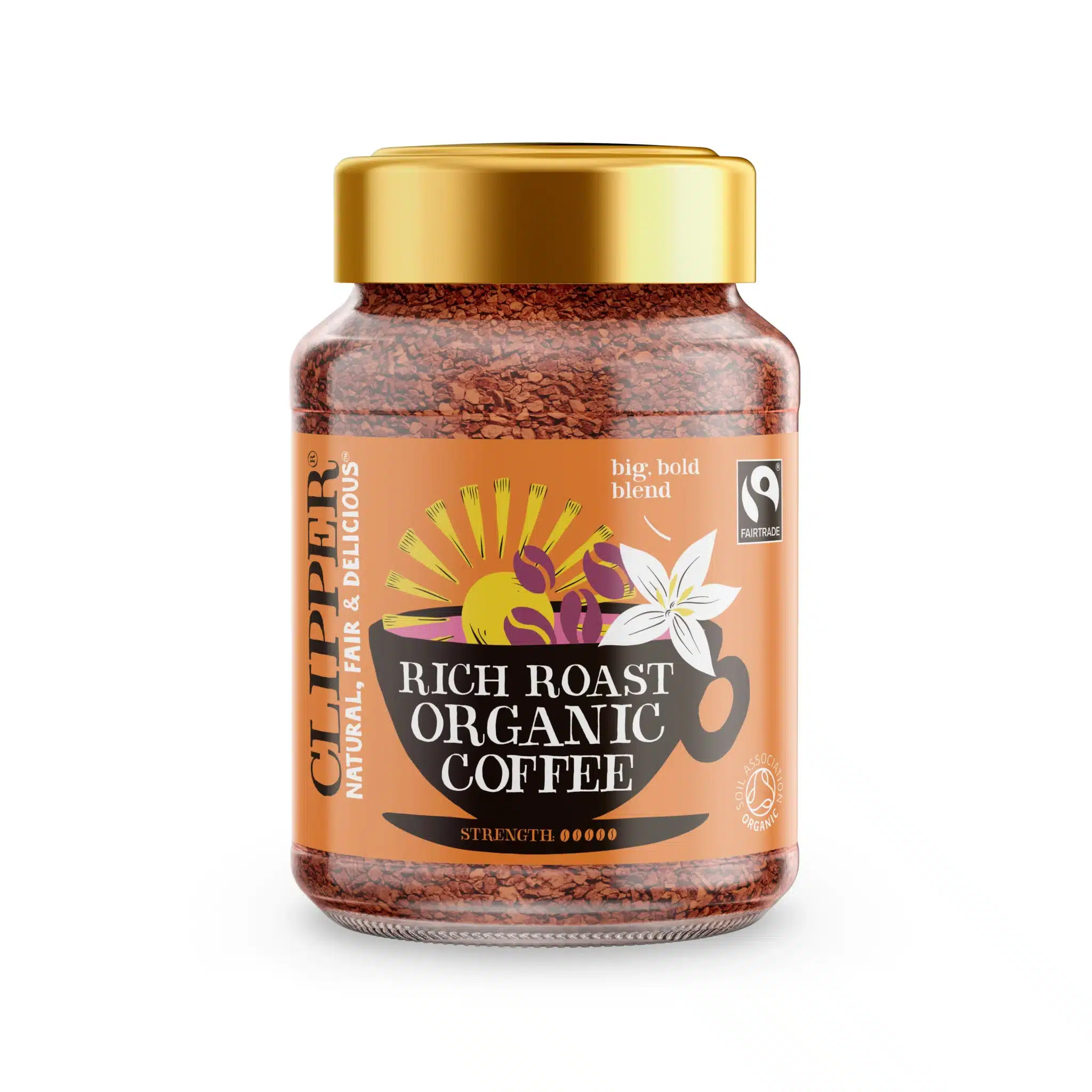 Instant Kaffe Rich Roast  øko Og Fair Trade