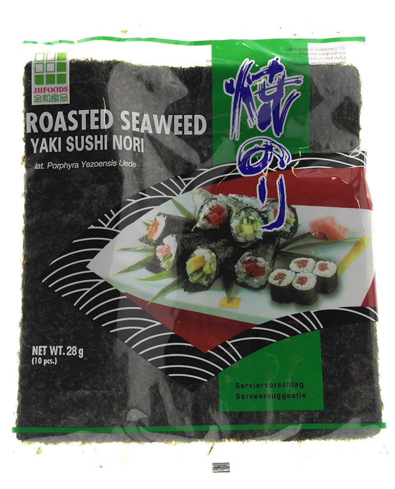Jhfoods Yaki Sushi Nori Tang Green 10 Stk