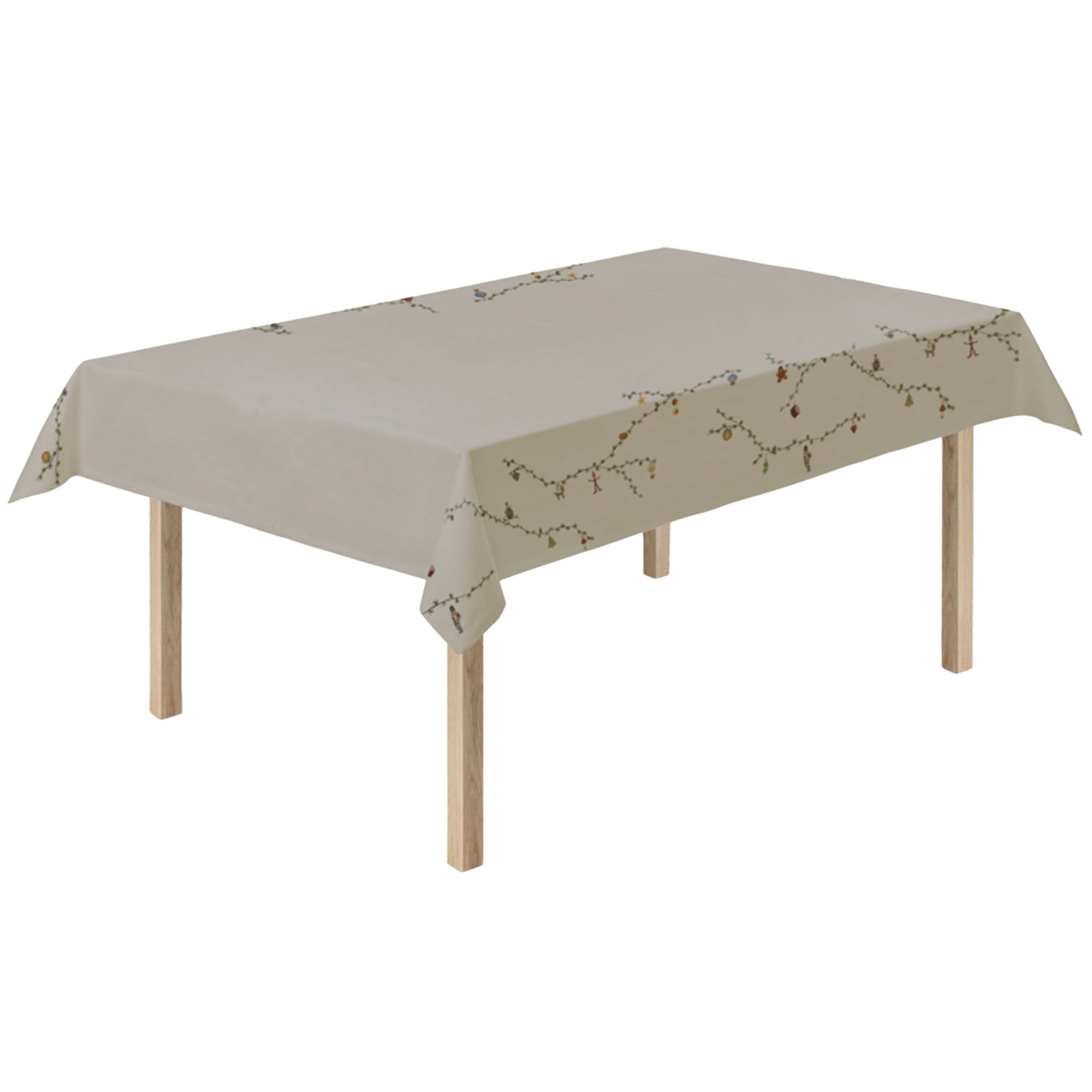 Kähler Hammershøi Christmas Juledug 150x270 Cm  Sand