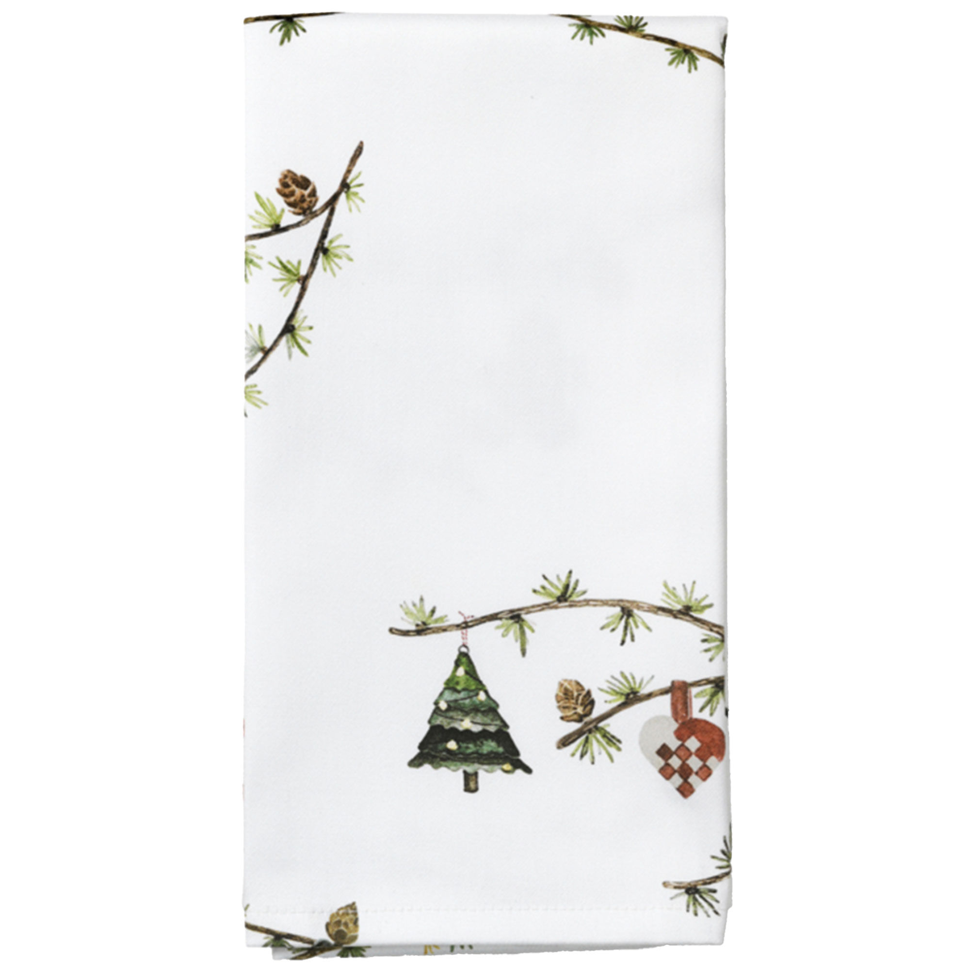 Kähler Hammershøi Christmas Stofervietter 45x45 Cm  Hvid    Stk