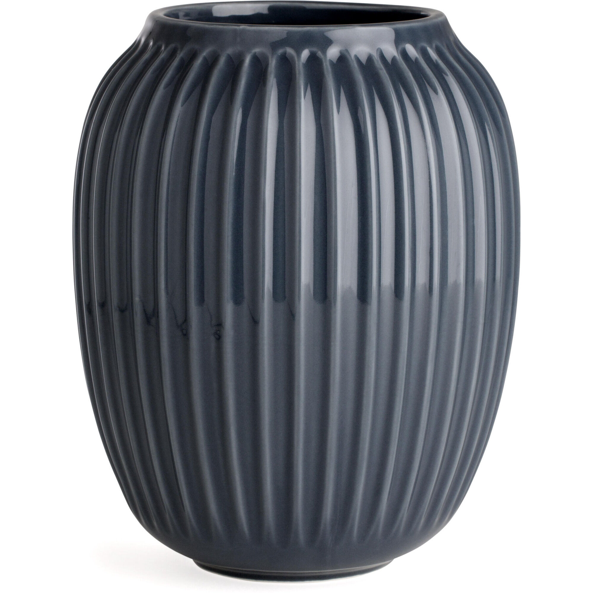 Kähler Hammershøi Vase Antracit 20 Cm