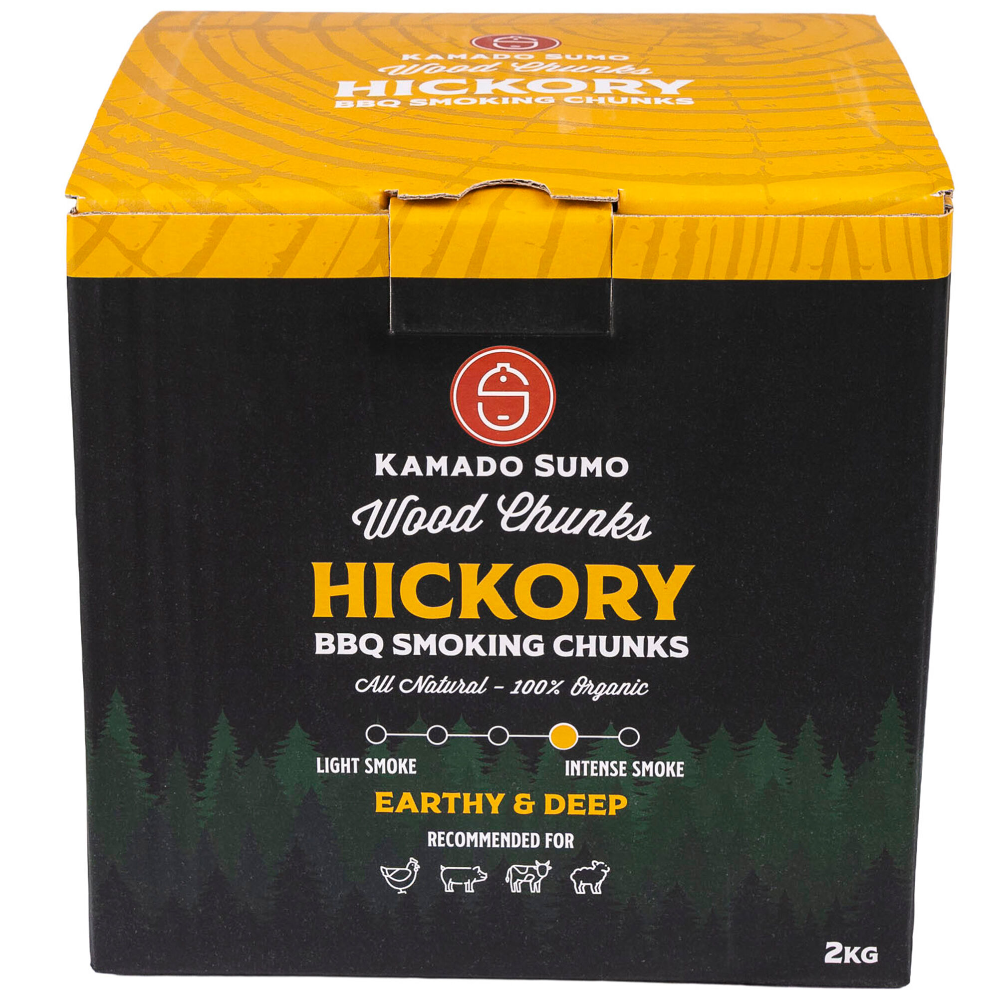 Kamado Sumo Hickory Røgtræ   Kg