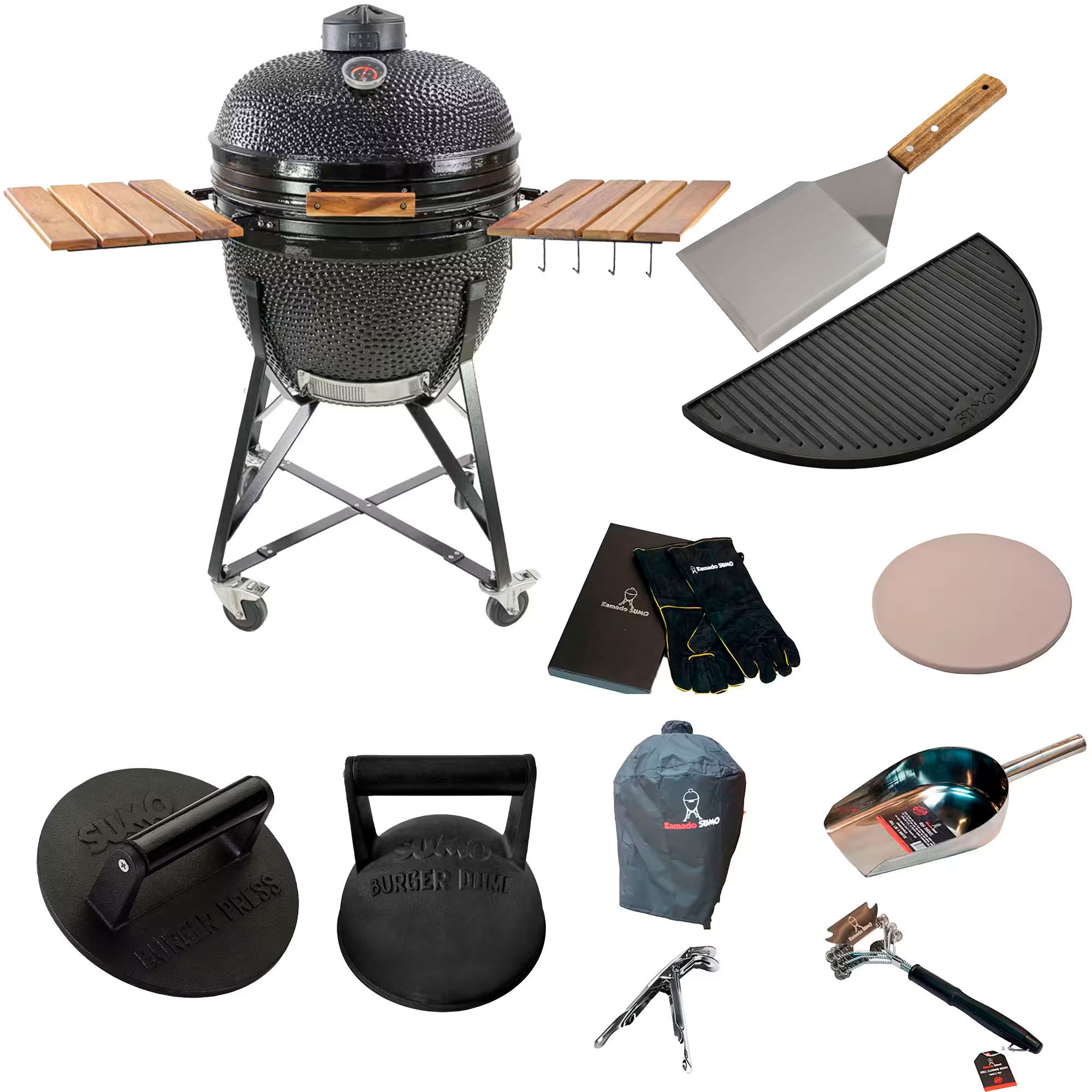 Kamado Sumo Maxi Sort    Smashpakke