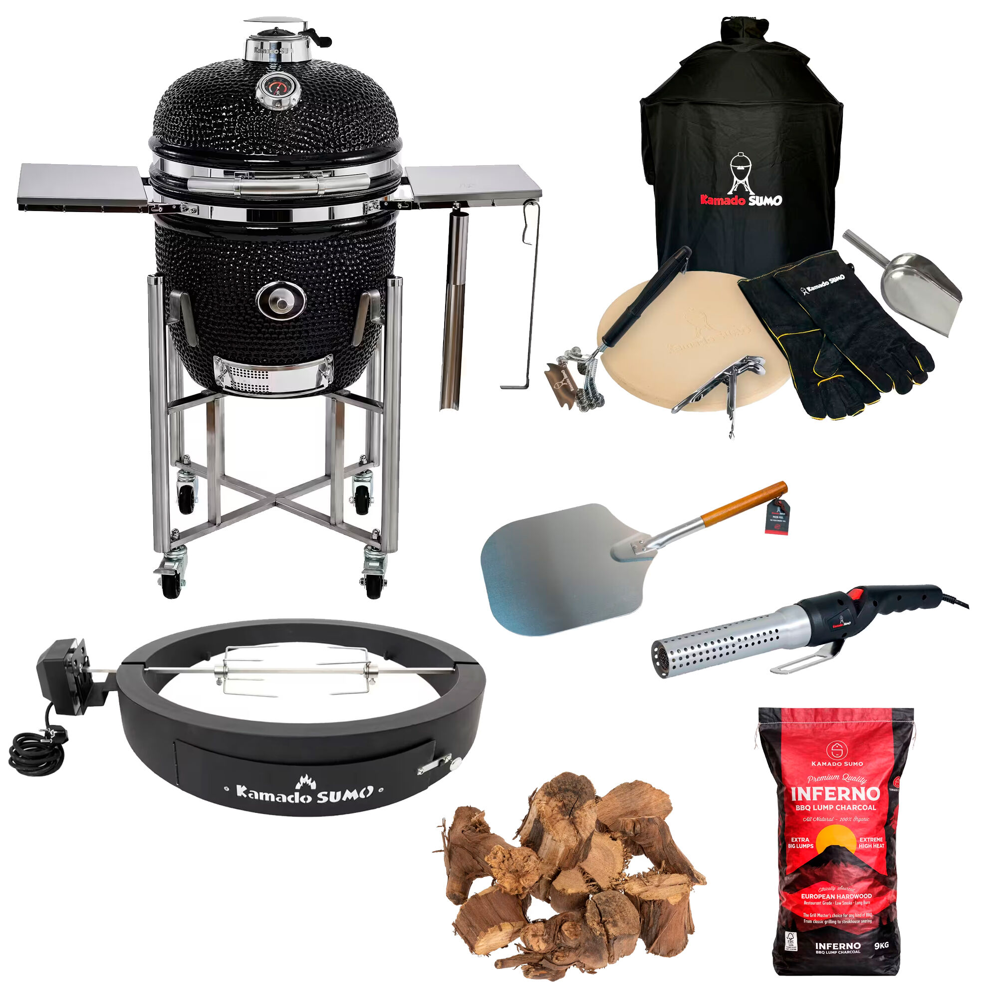 Kamado Sumo Signature Midi Deluxepakke