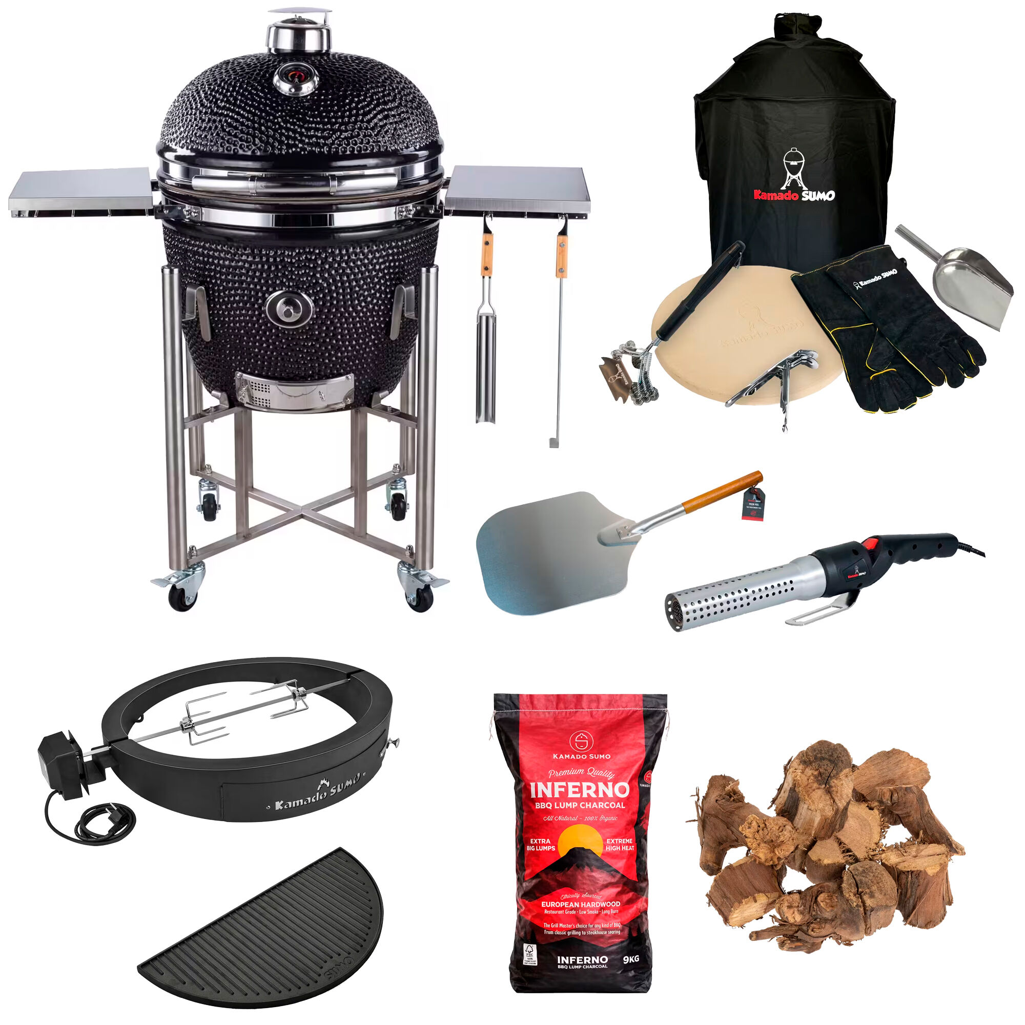 Kamado Sumo Signature Pro Deluxepakke