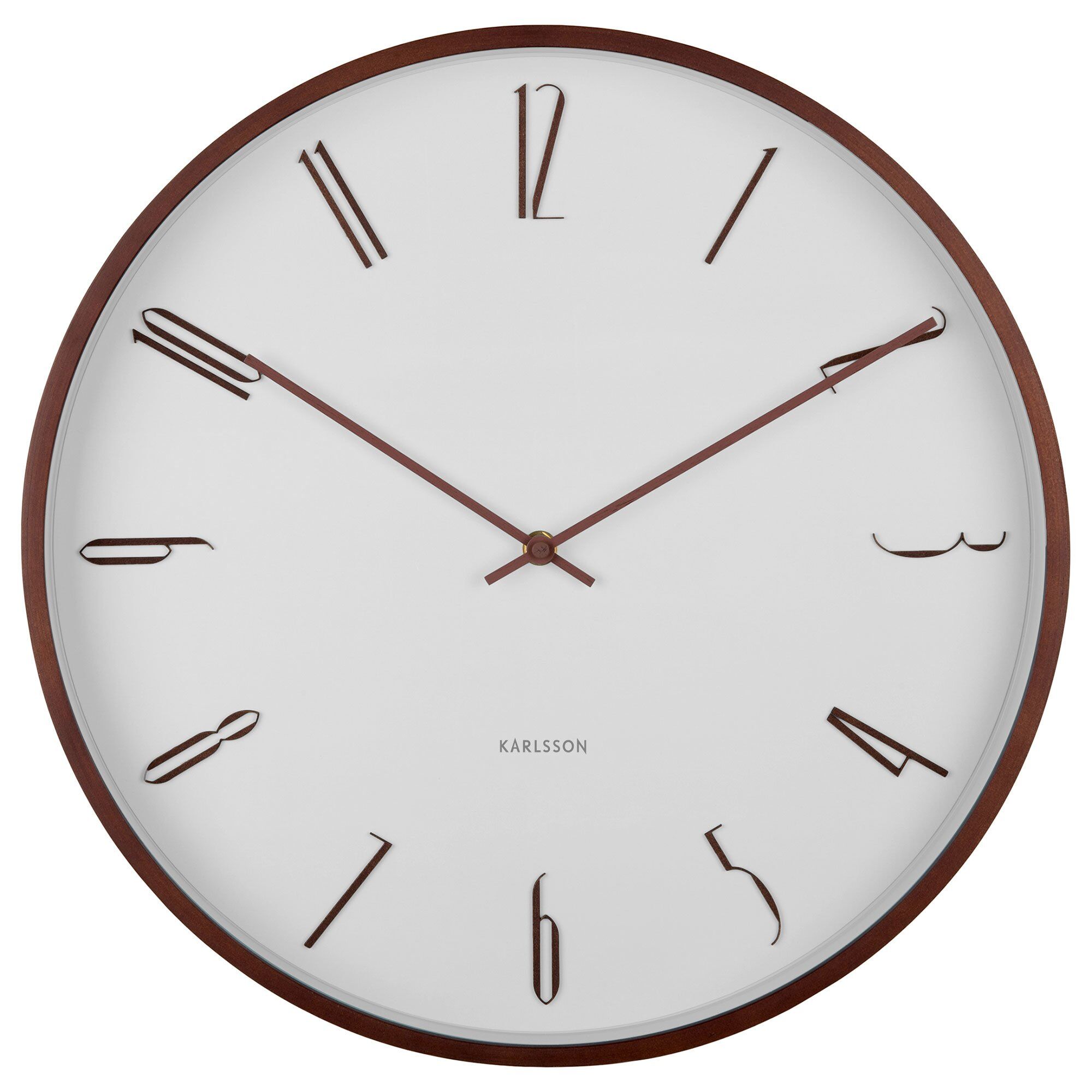 Karlsson Scandia Vægur 40 Cm  White