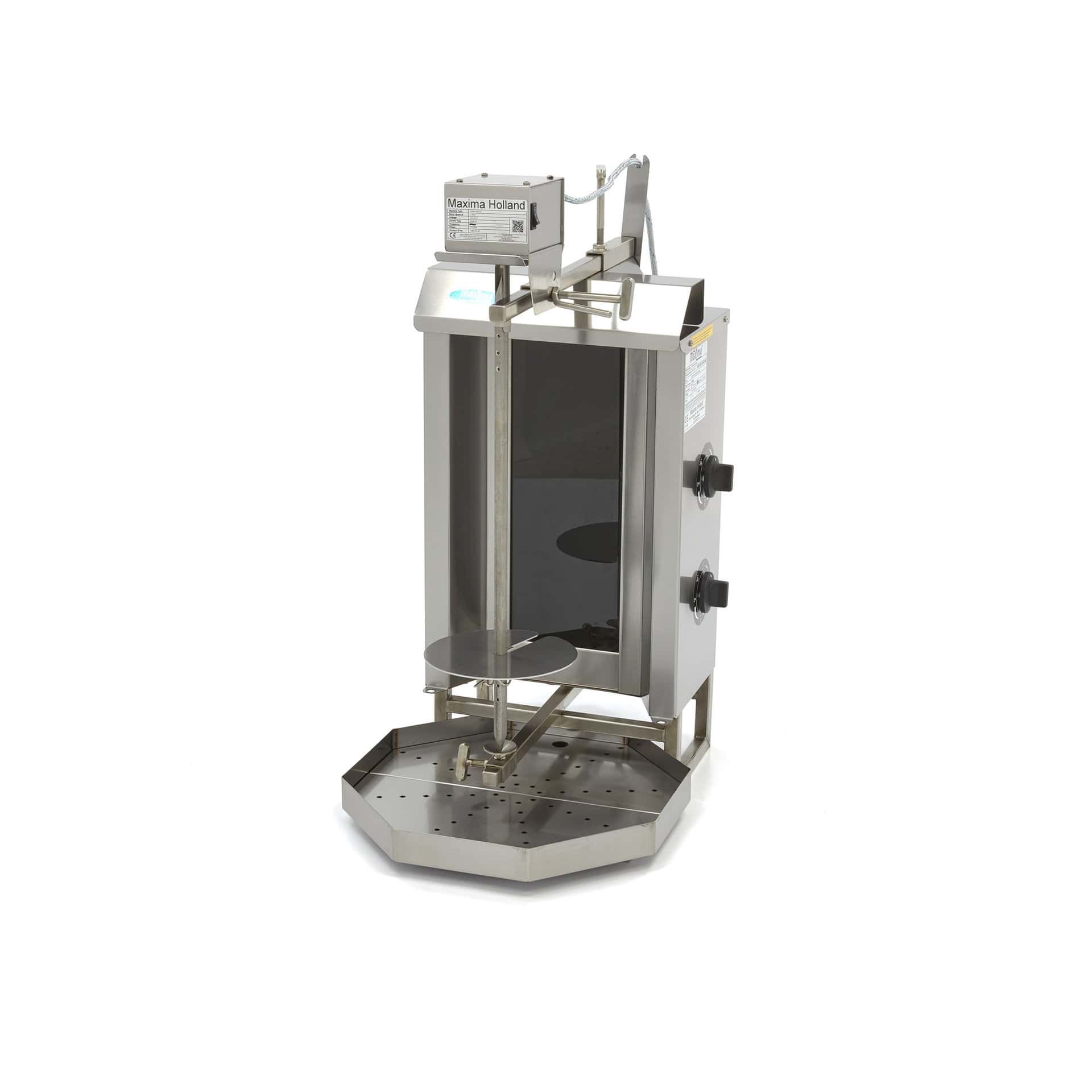 Kebab Grill Electric   Brændere 20 Kg Kød Maxima