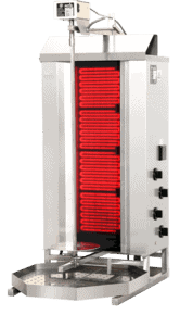 Keramisk Kebabgrill    Top Motor El 50kg