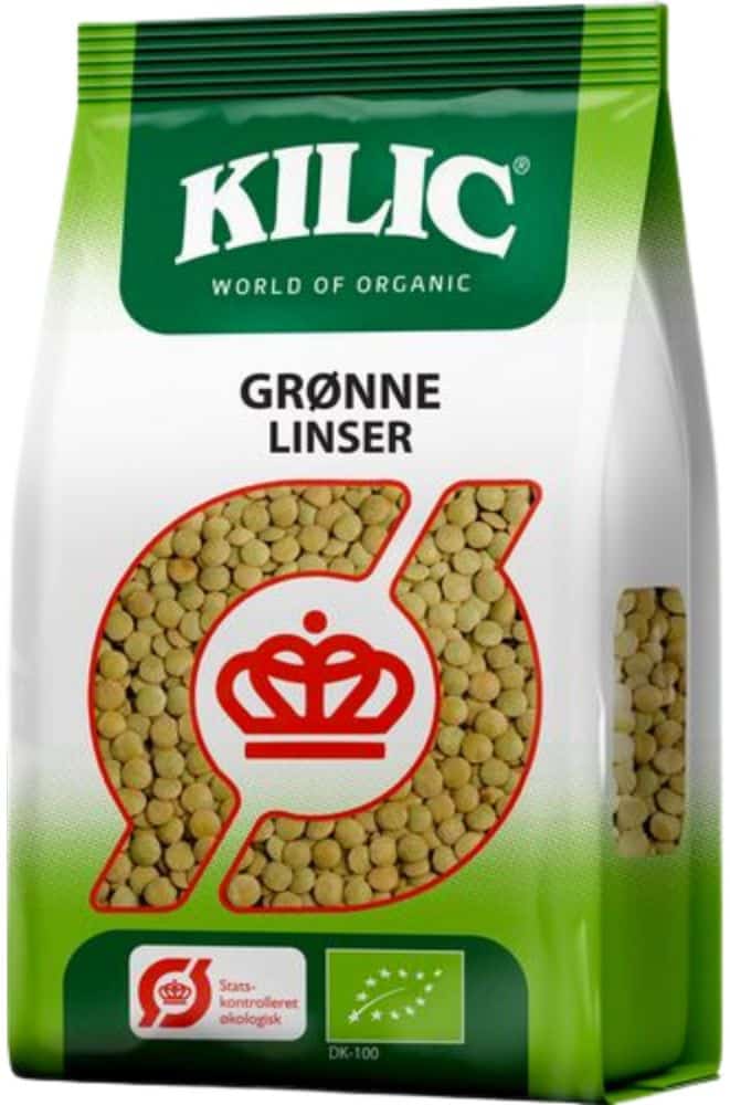 Kilic Grønne Linser økologisk 900