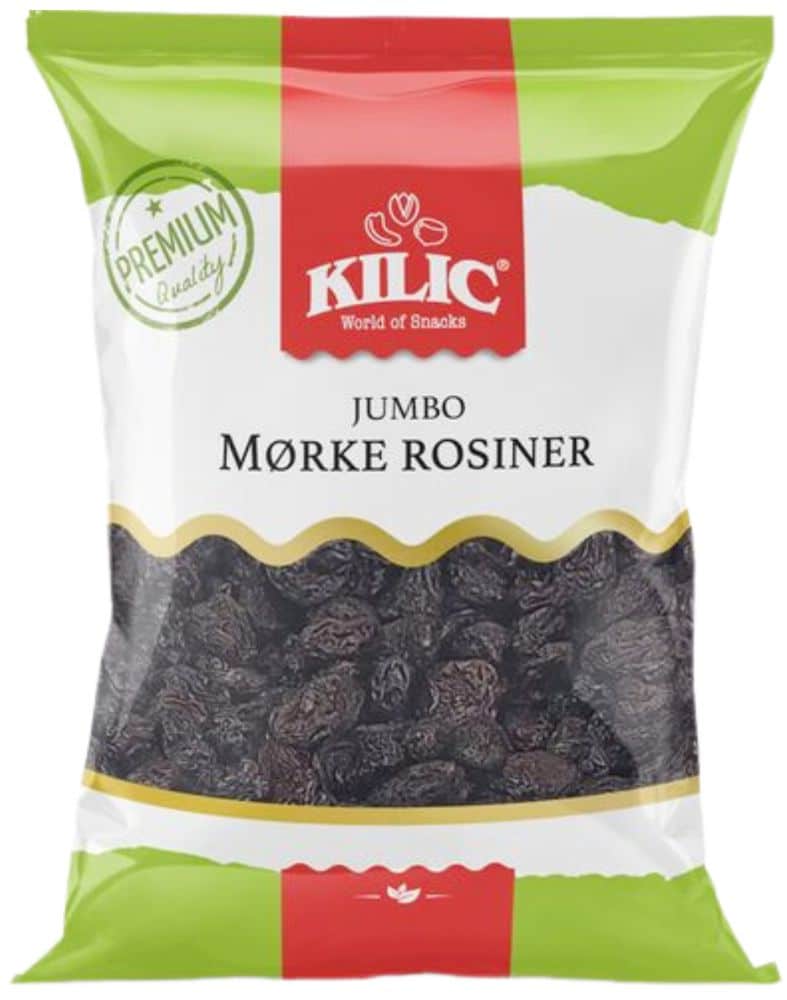 Kilic Jumbo Rosiner  Mørke 800