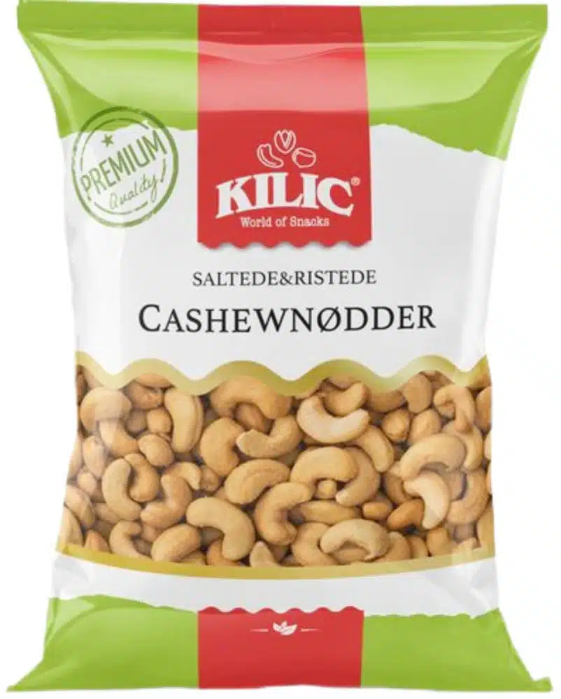 Kilic Saltristede Cashewnødder 800