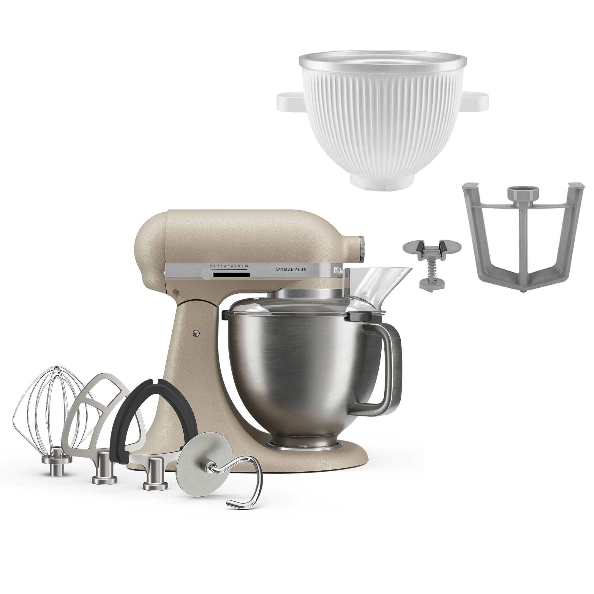 Kitchenaid Artisan Plus Køkkenmaskine Med Is-tilbehør  Oat