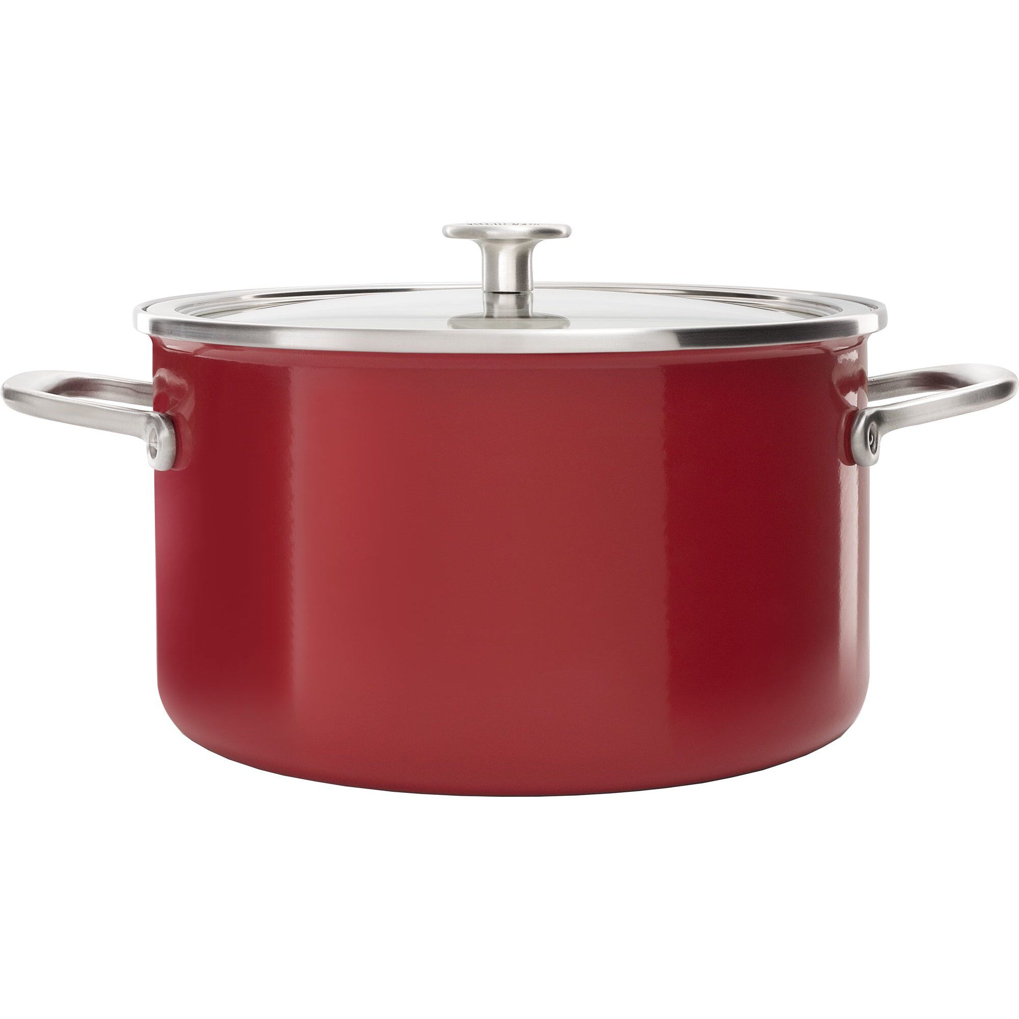 Kitchenaid Cookware Collection Gryde   Låg 24 Cm  Rød