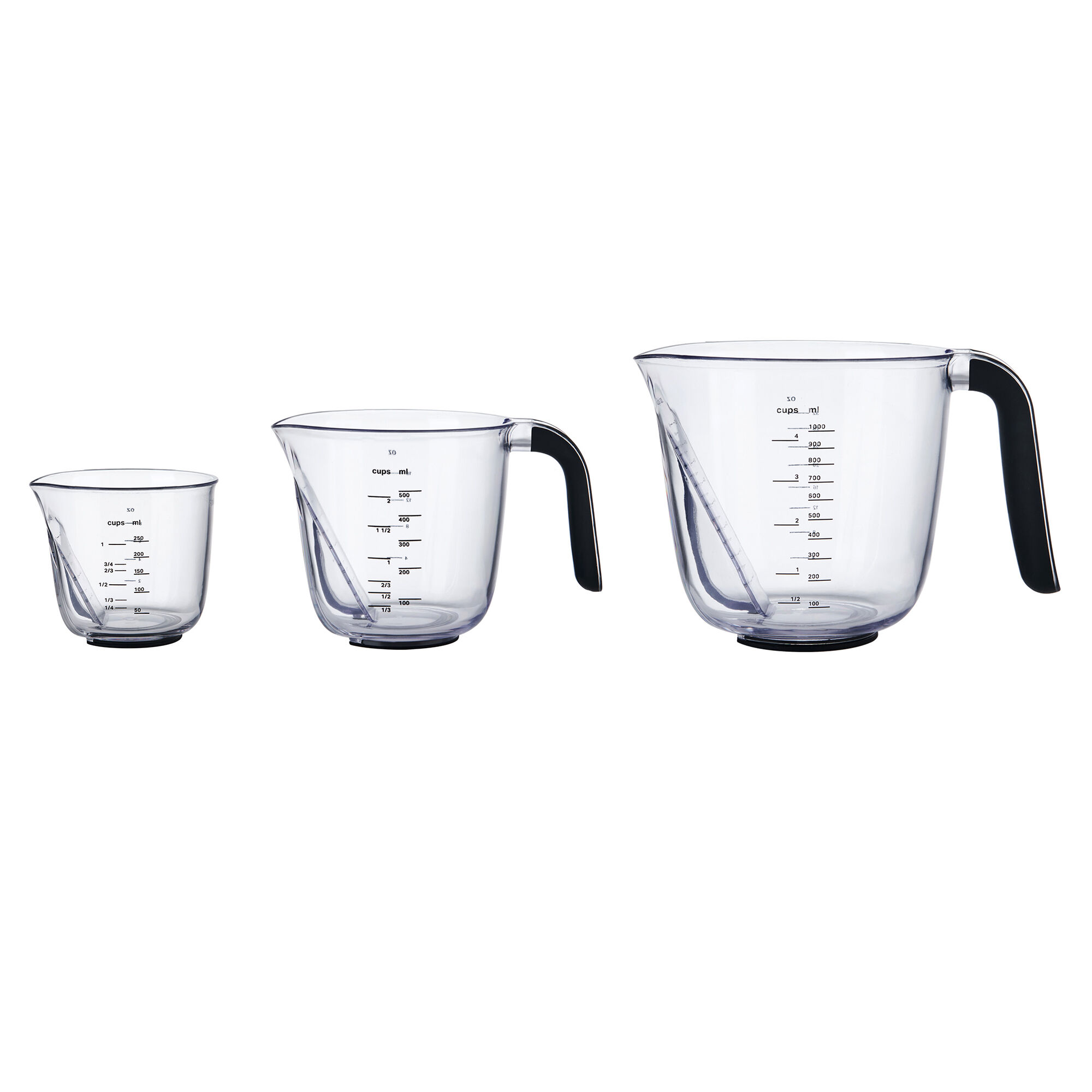 Kitchenaid Målekander  -pak  Mat Sort