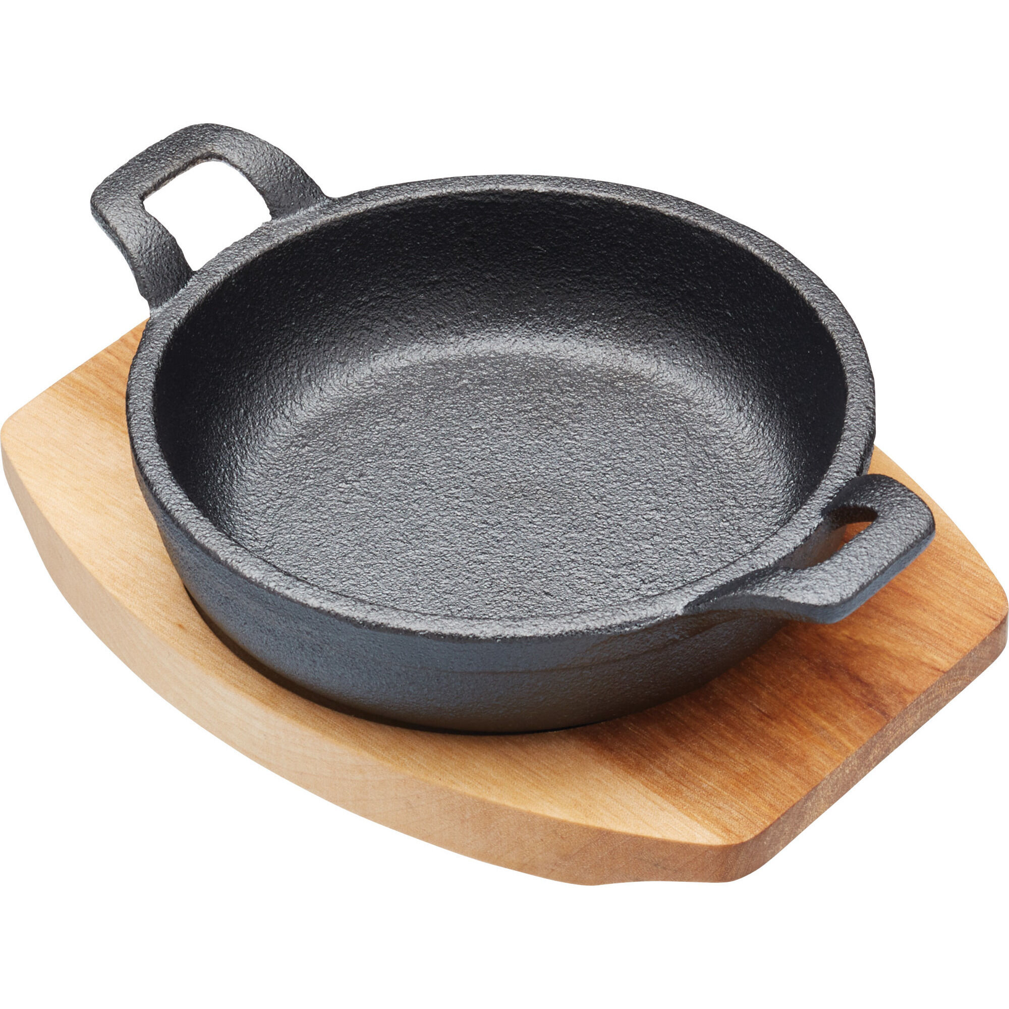 Kitchen Craft Mini Serverings Støbejernsform  Sort