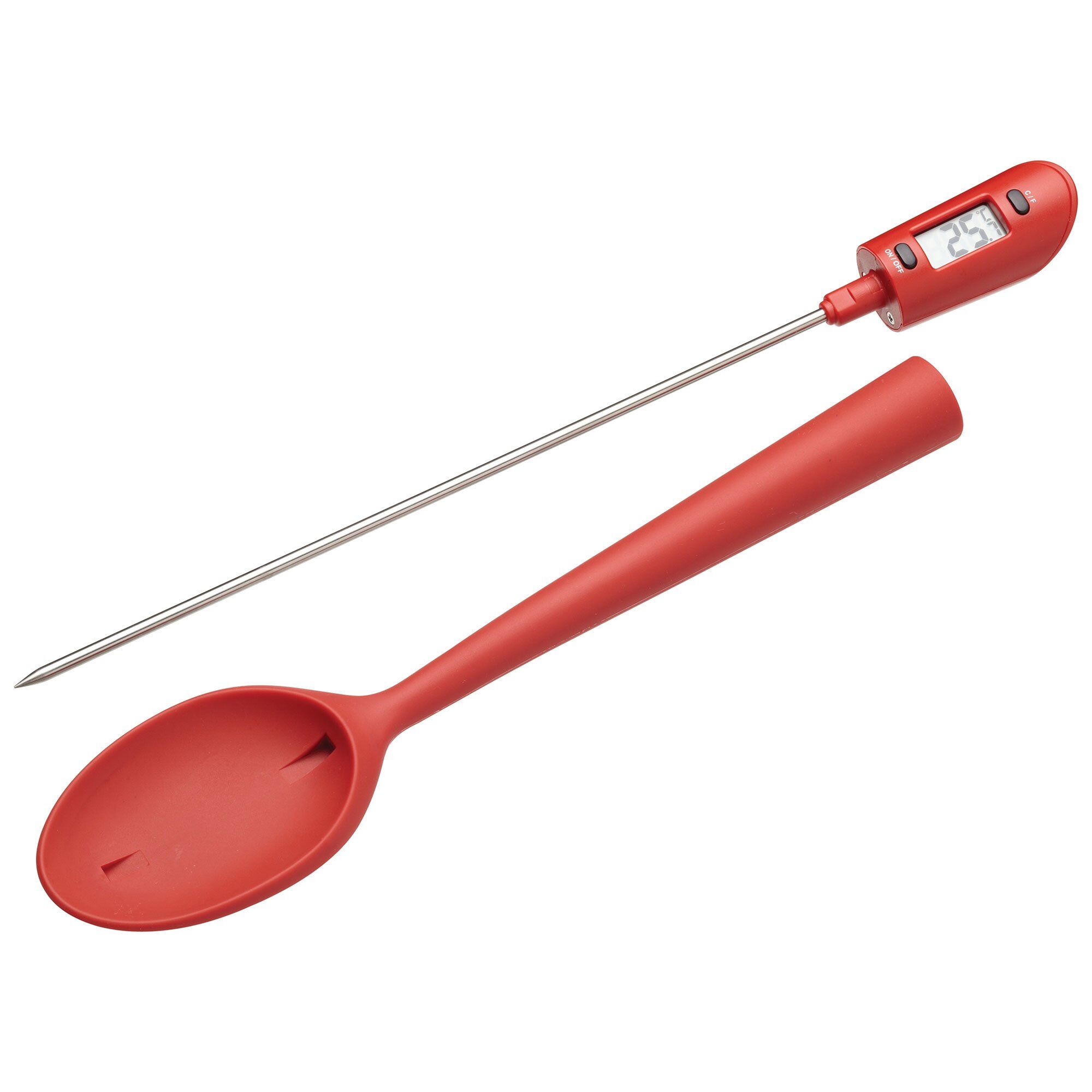 Kitchencraft Ske Med Termometer Silikone
