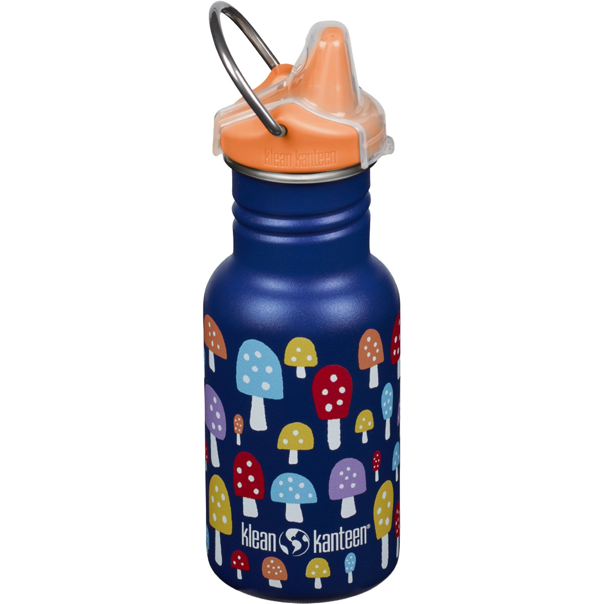 Klean Kanteen Kid Classic Narrow Sippy Børnekop Med Tud 355 Ml  Svampe