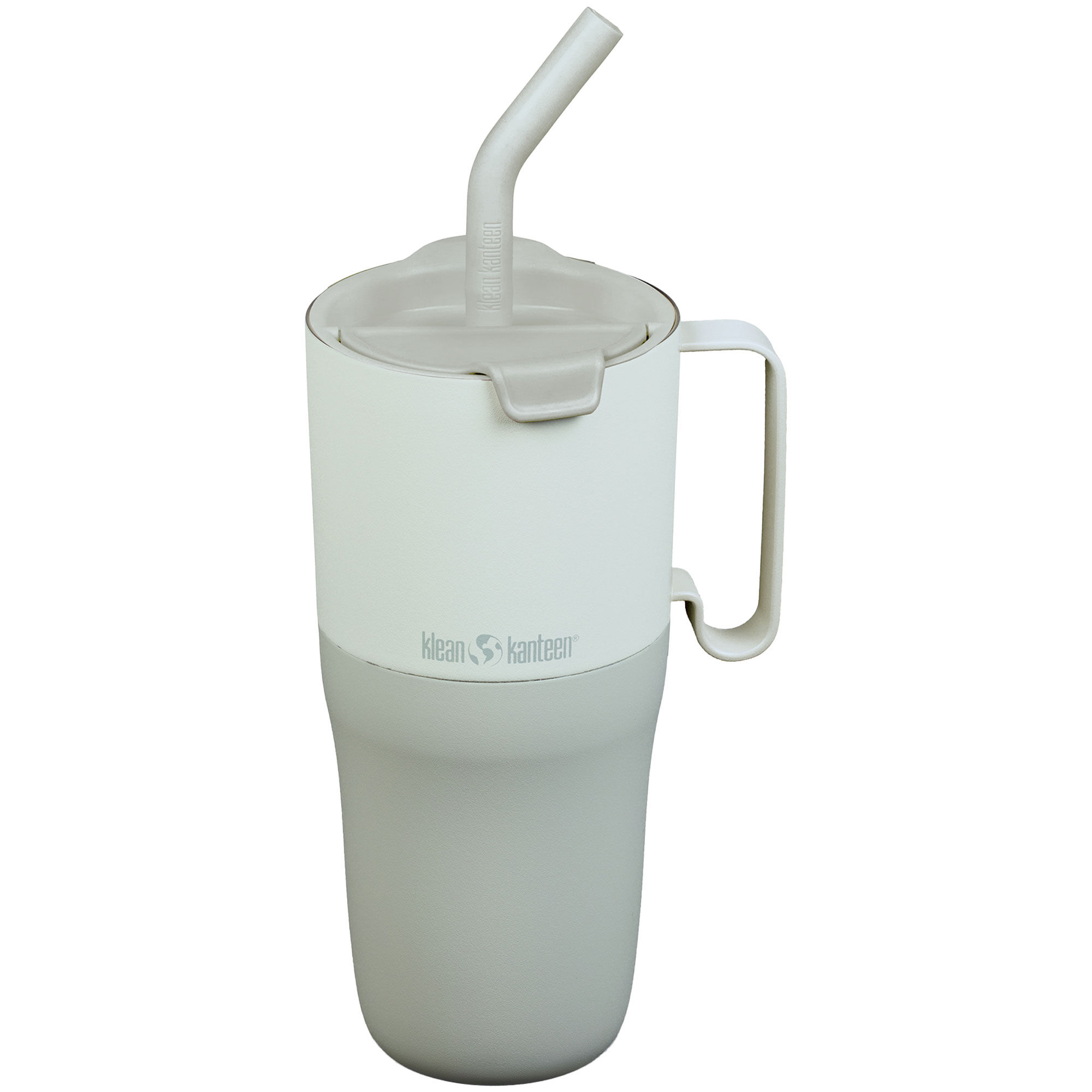 Klean Kanteen Rise Tumbler Med Flip-låg Og Sugerør 770 Ml  Barely Blue