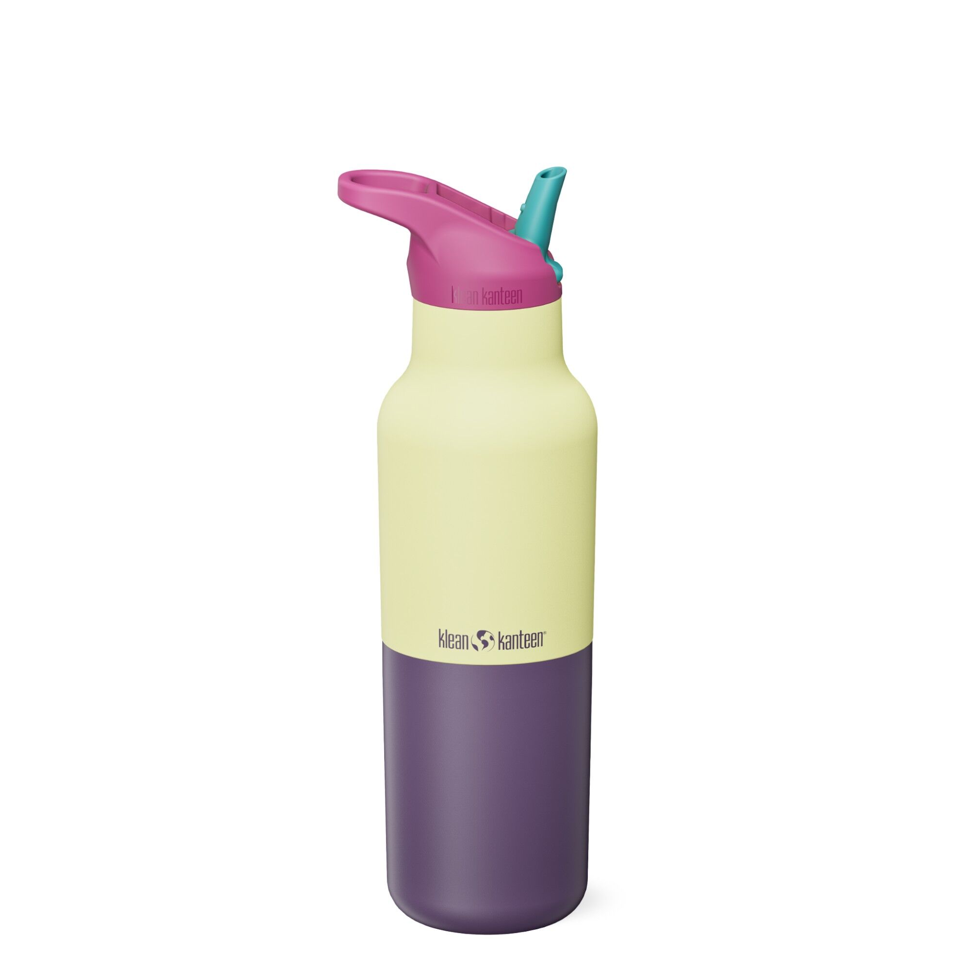 Klean Kanteen Rise Vacuum Classic Termoflaske 473 Ml  Wax Yellow Kaleidoscope
