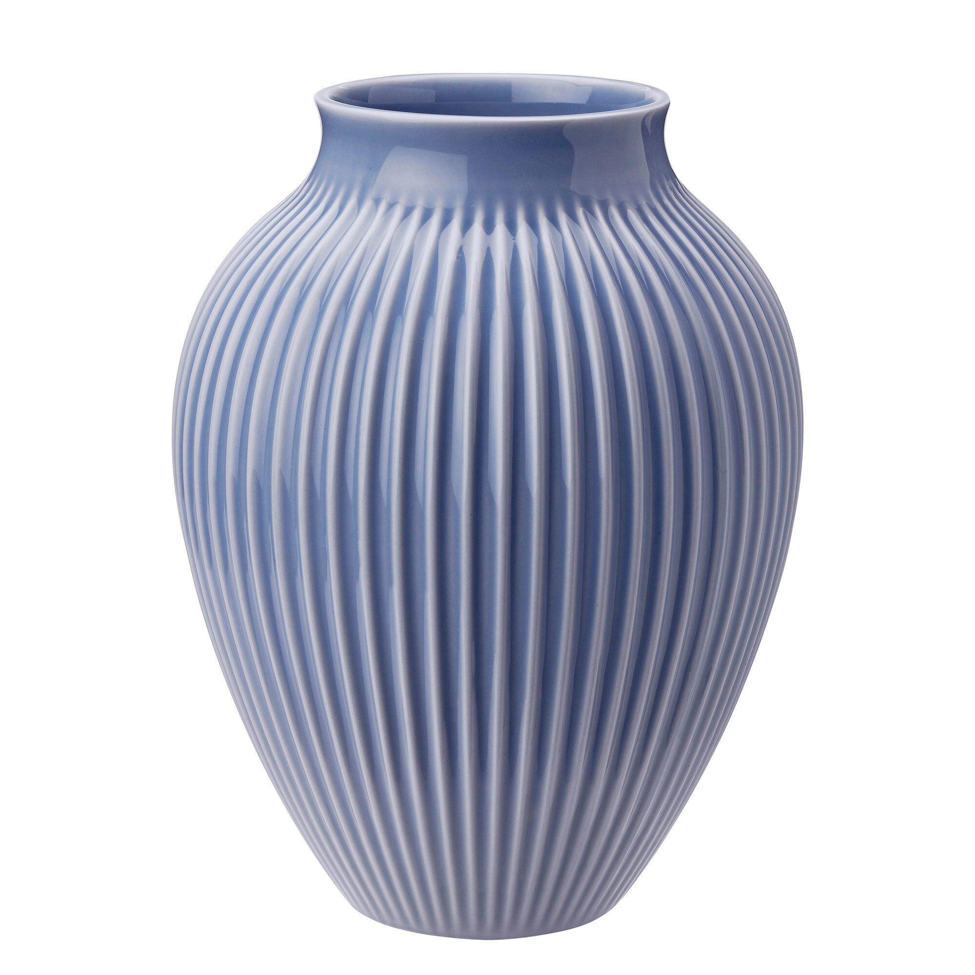 Knabstrup Ripple Vase 20 Cm  Lavender